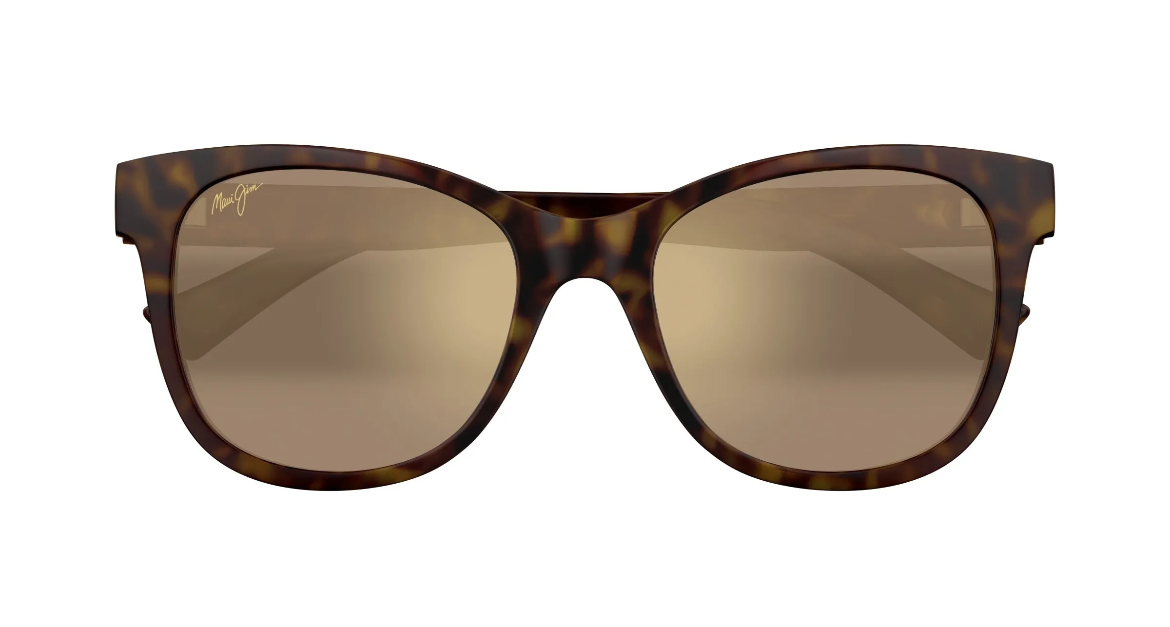 Maui Jim MJ0671S 002 Occhiali da sole Iniettato Havana Bronzo Rotonda - immagine 2