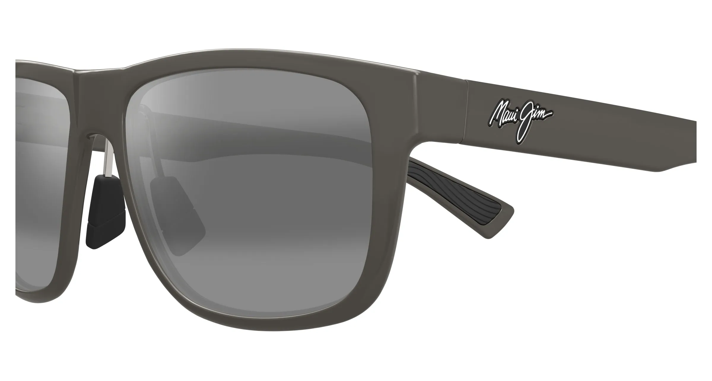 Maui Jim MJ0670S 003 Occhiali da sole Iniettato Verde Grigio Squadrata - immagine 3