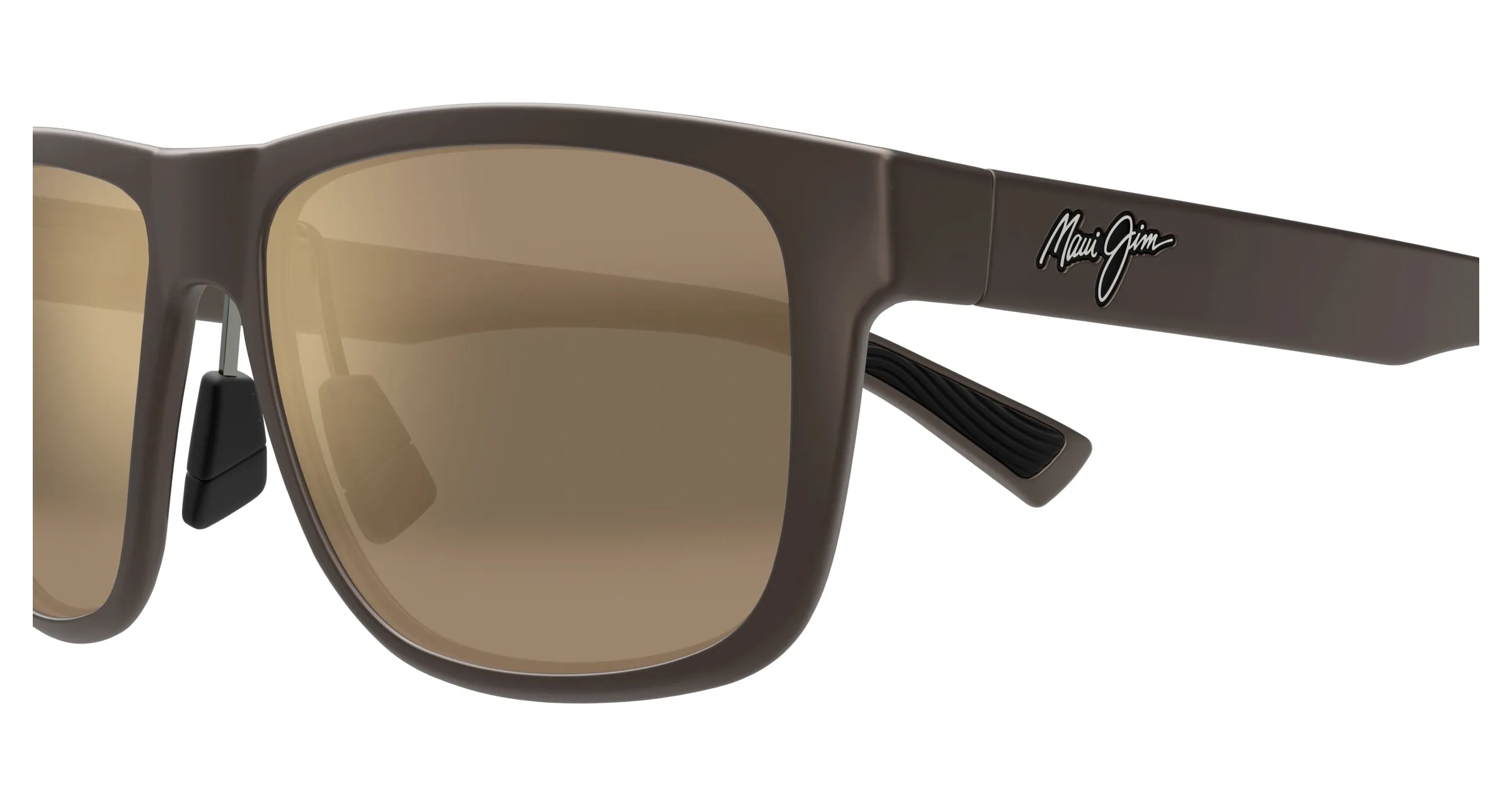 Maui Jim MJ0670S 002 Occhiali da sole Iniettato Marrone Bronzo Squadrata - immagine 3