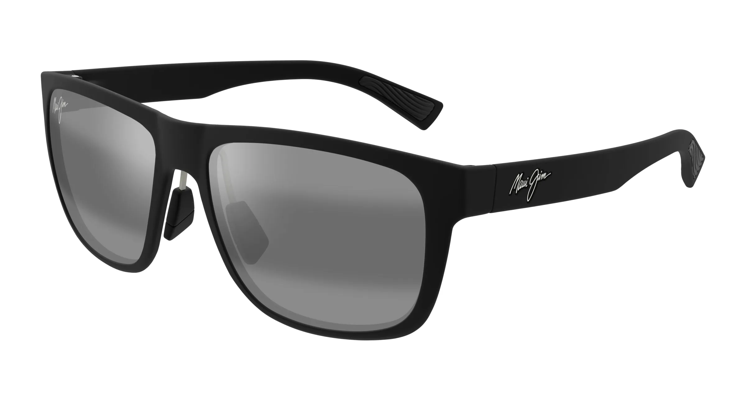 Maui Jim MJ0670S 001 Occhiali da sole Iniettato Nero Grigio Squadrata - immagine 1