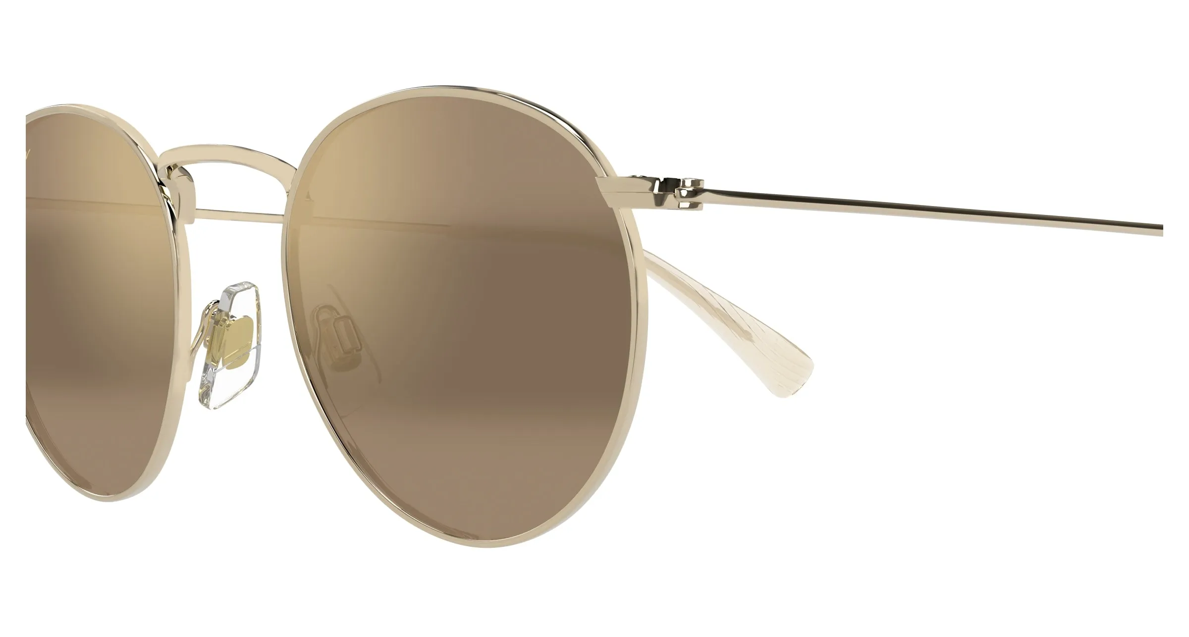 Maui Jim MJ0667S 002 Occhiali da sole Metallo Oro Bronzo Rotonda - immagine 3
