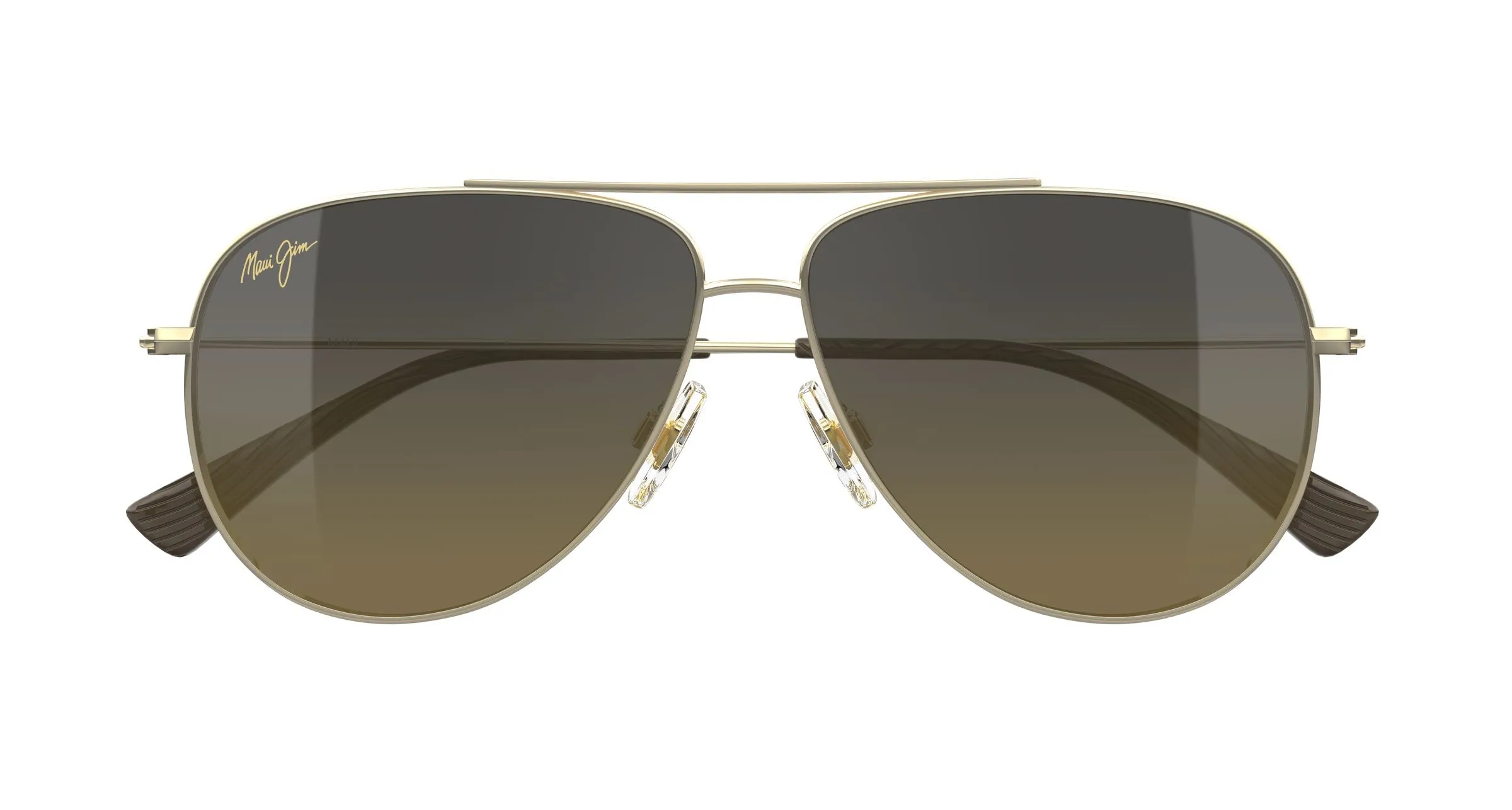 Maui Jim MJ0665S 021 Occhiali da sole Metallo Oro Bronzo Pilot - immagine 2