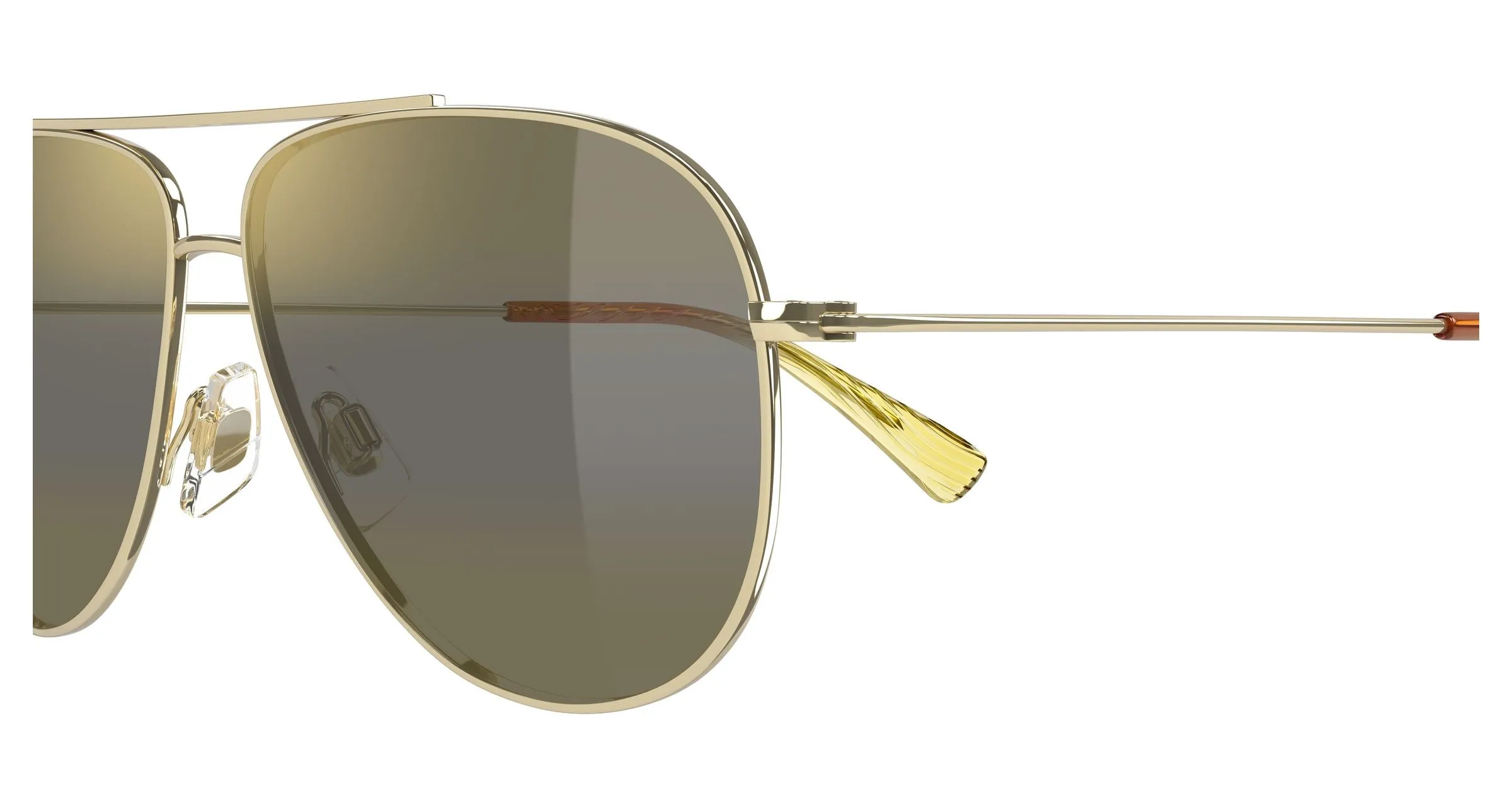 Maui Jim MJ0665S 004 Occhiali da sole Metallo Oro Bronzo Pilot - immagine 3
