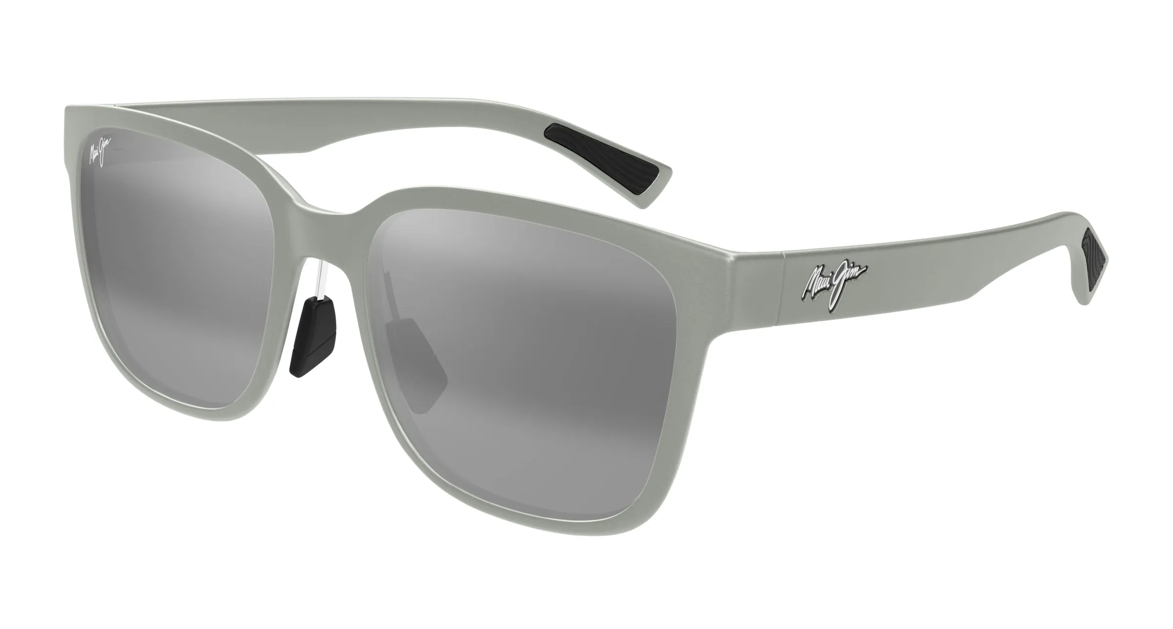 Maui Jim MJ0660SA 003 Occhiali da sole Iniettato Verde Grigio Rotonda - immagine 1