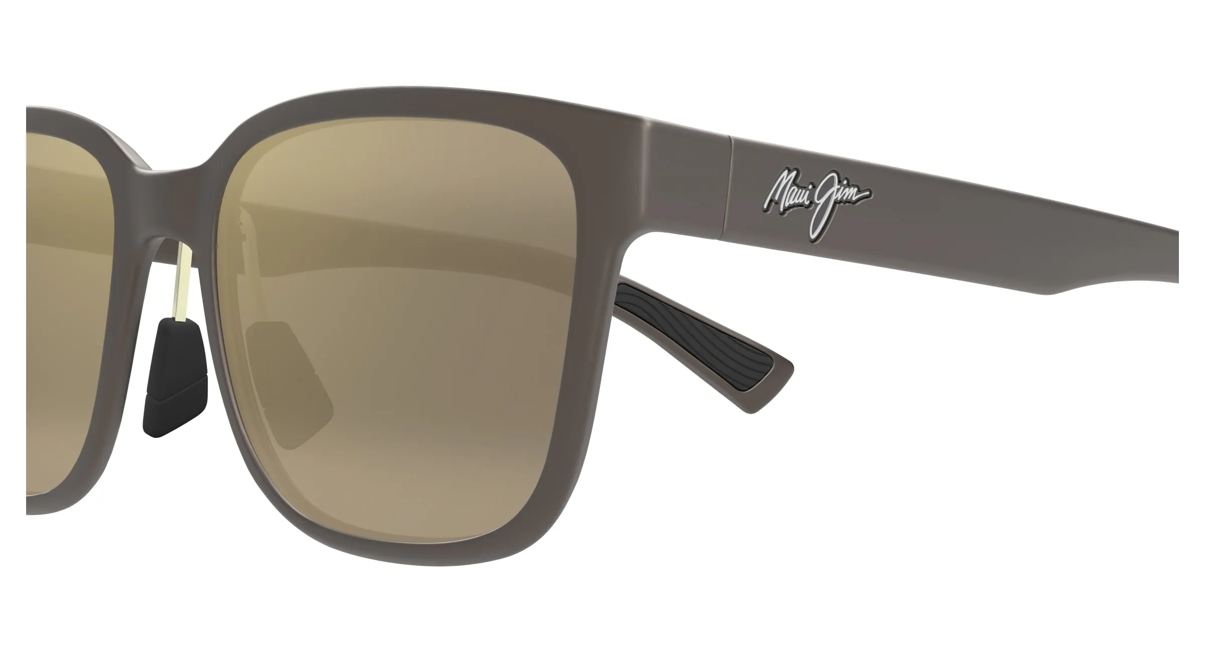 Maui Jim MJ0660SA 002 Occhiali da sole Iniettato Marrone Bronzo Rotonda - immagine 3