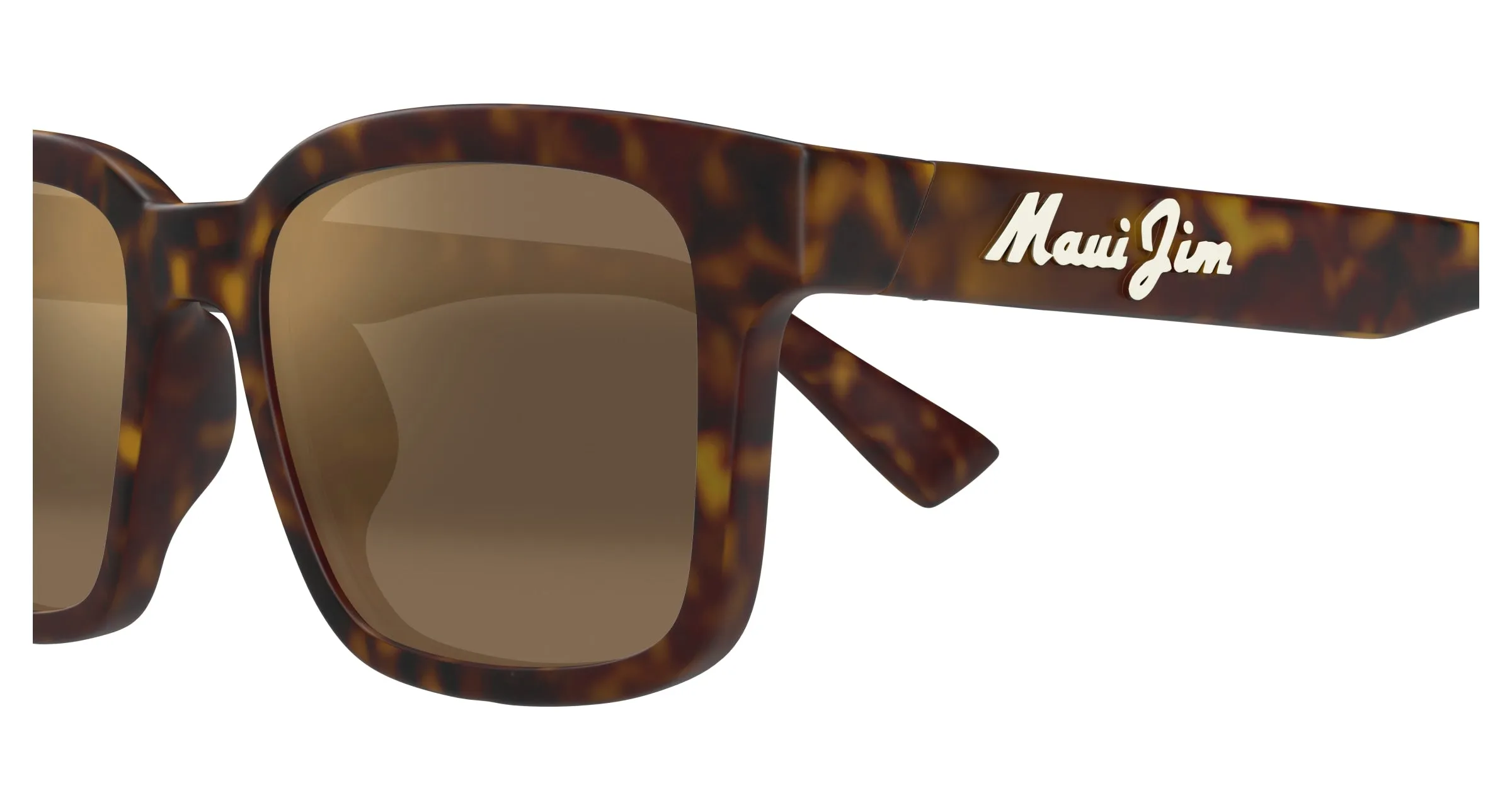 Maui Jim MJ0659SA 002 Occhiali da sole Iniettato Havana Bronzo Squadrata - immagine 3