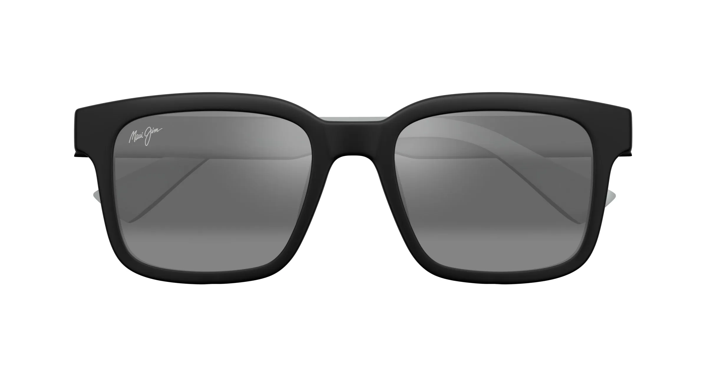 Maui Jim MJ0659SA 001 Occhiali da sole Iniettato Nero Grigio Squadrata - immagine 2
