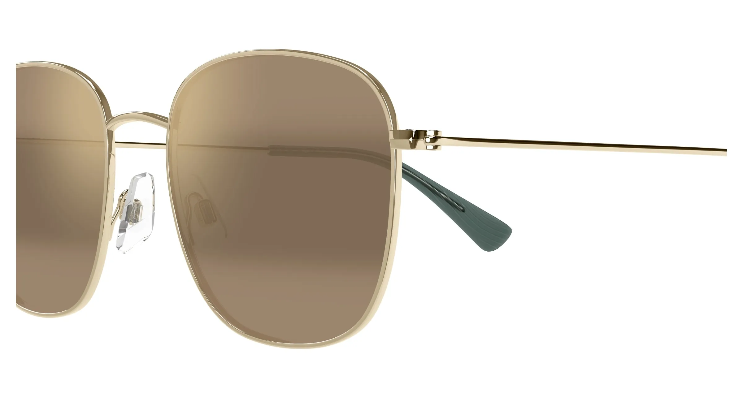 Maui Jim MJ0657SA 002 Occhiali da sole Metallo Oro Bronzo Squadrata - immagine 3