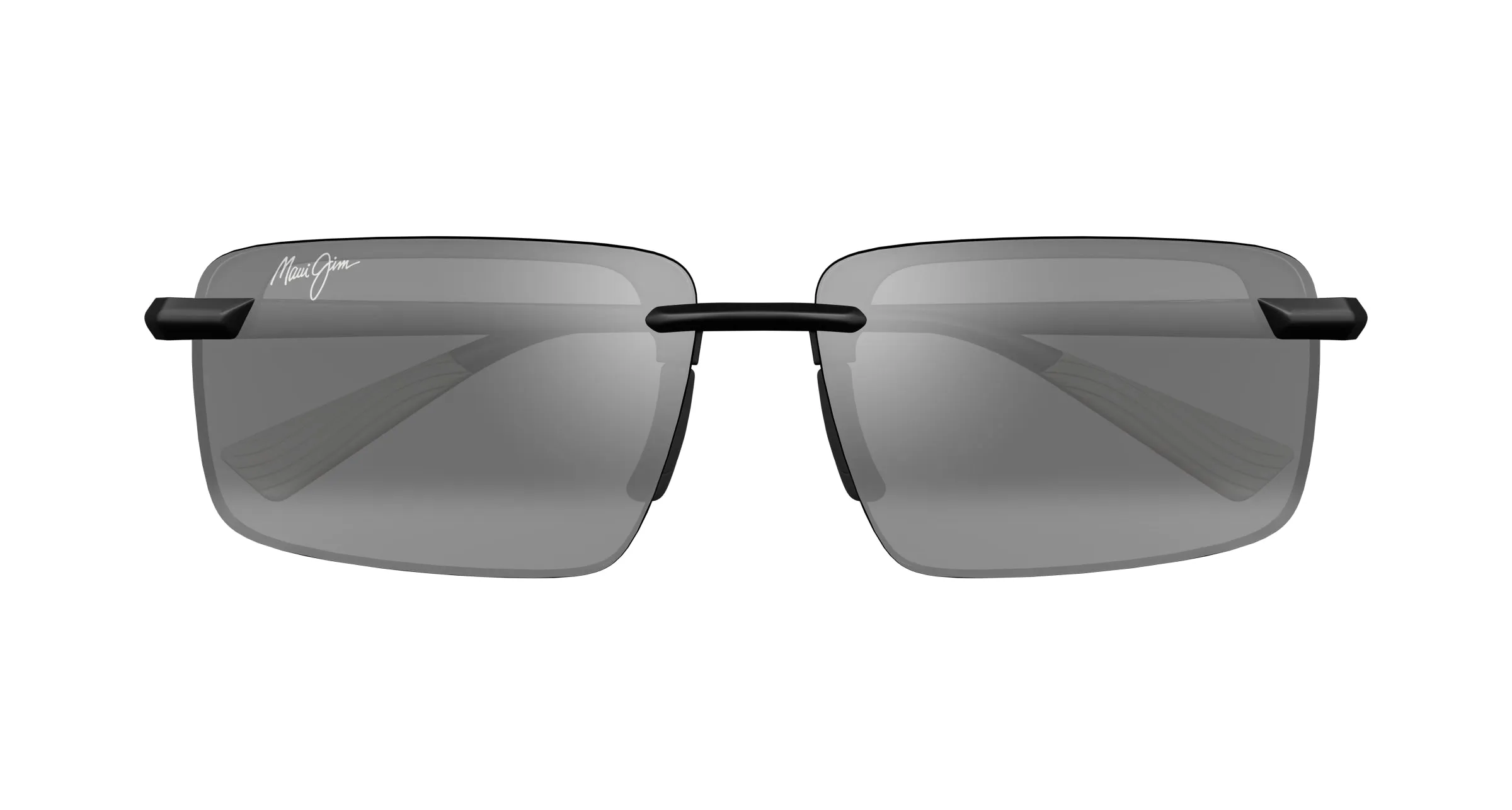 Maui Jim MJ0656SA 004 Occhiali da sole Iniettato Nero Grigio Squadrata - immagine 2