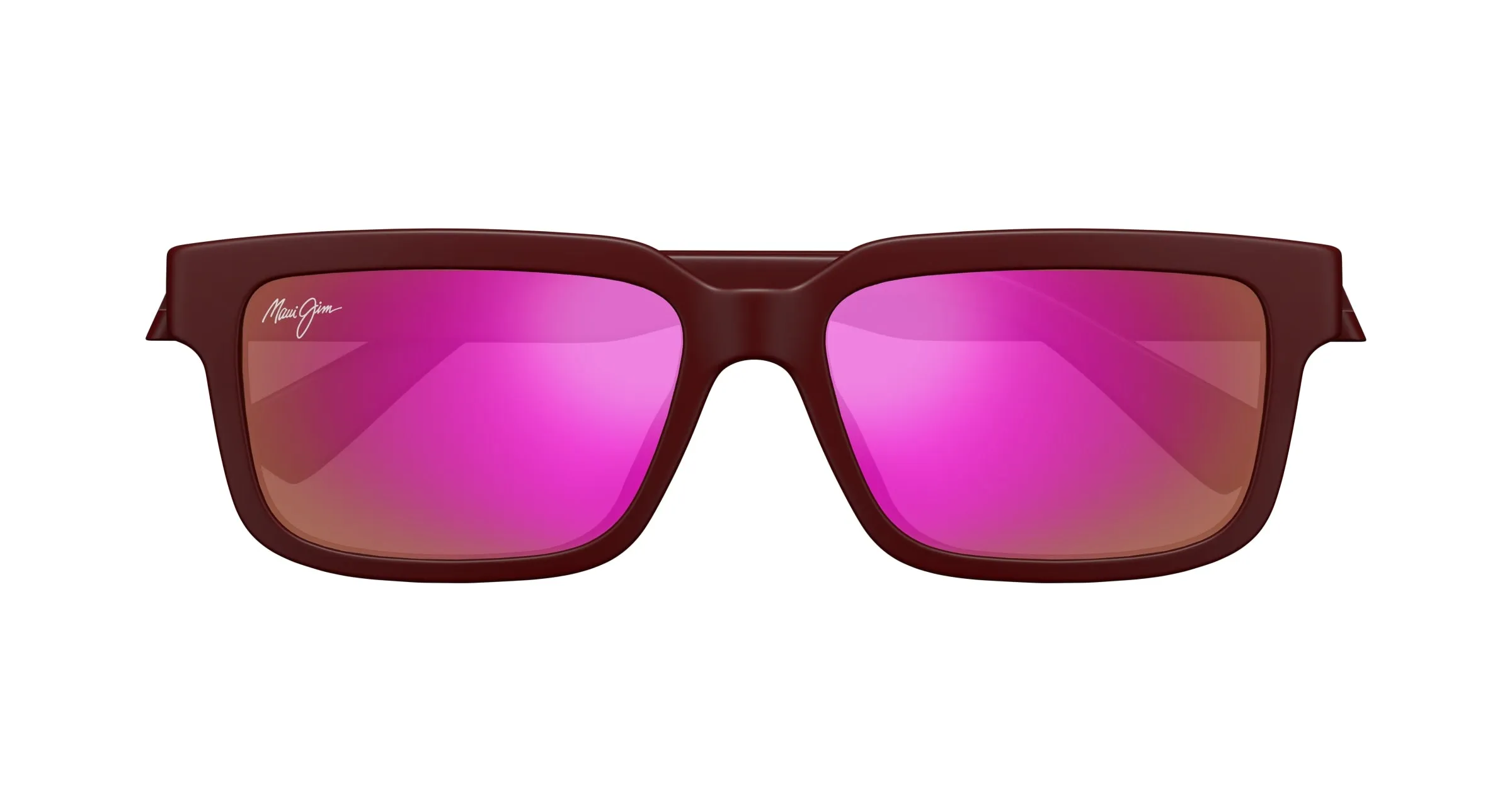 Maui Jim MJ0655SA 003 Occhiali da sole Bio-iniettato Rosso Viola Squadrata - immagine 2