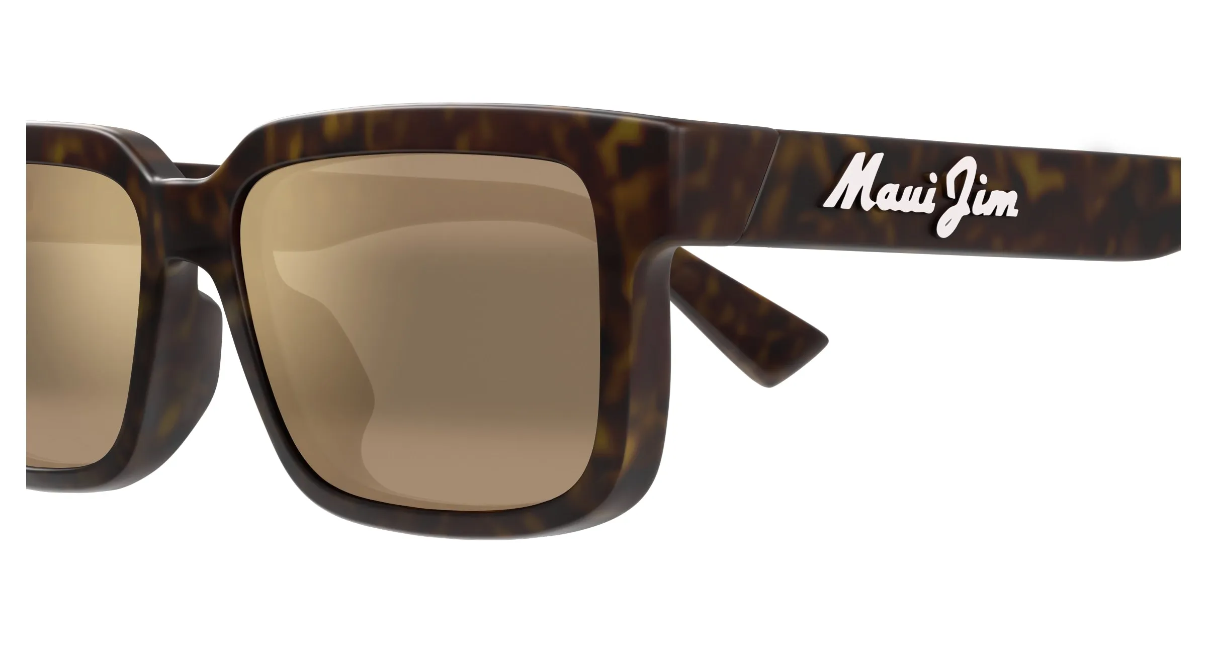 Maui Jim MJ0655SA 002 Occhiali da sole Bio-iniettato Havana Bronzo Squadrata - immagine 3