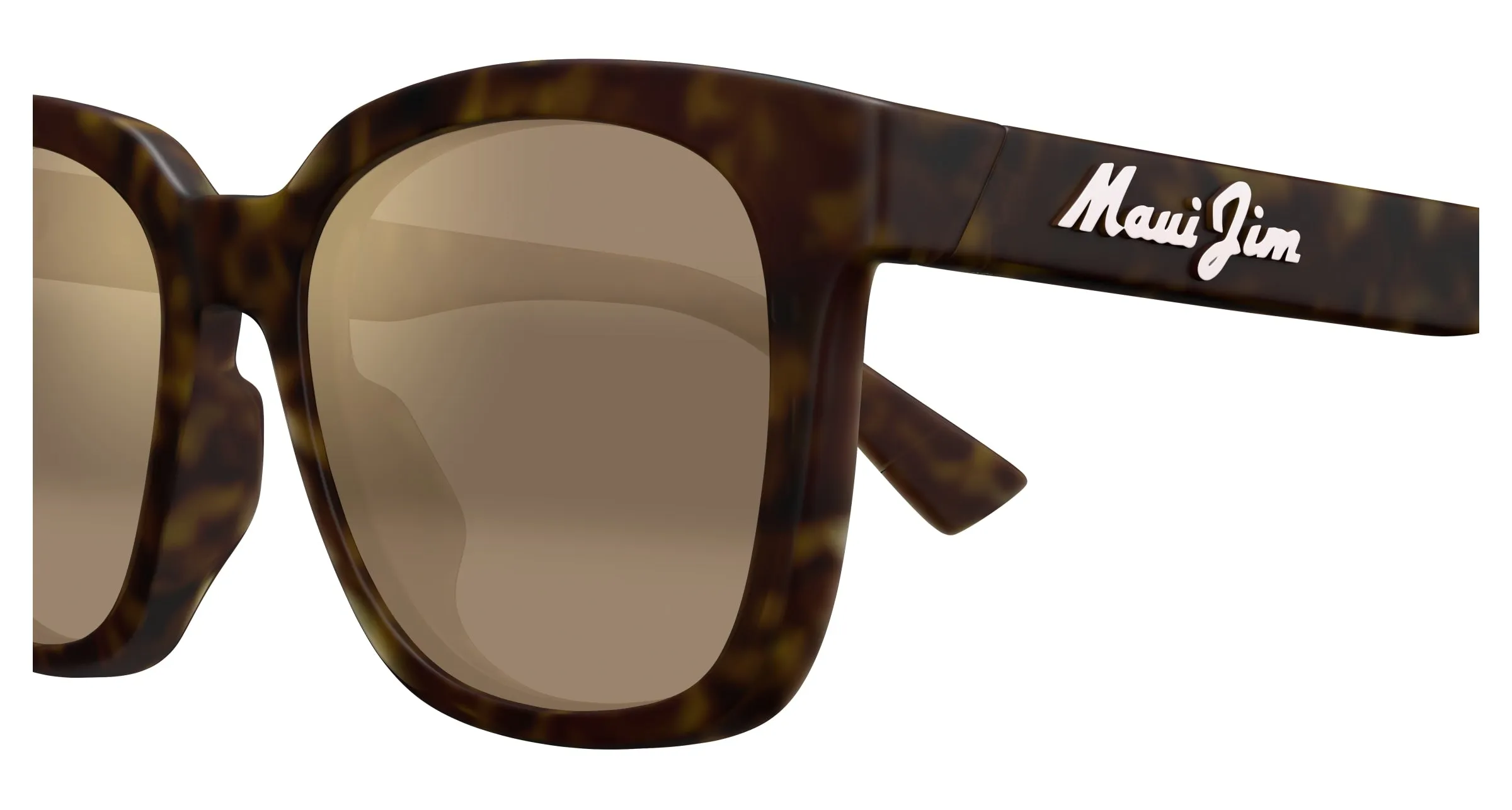 Maui Jim MJ0653SA 002 Occhiali da sole Bio-iniettato Havana Bronzo Rotonda - immagine 3