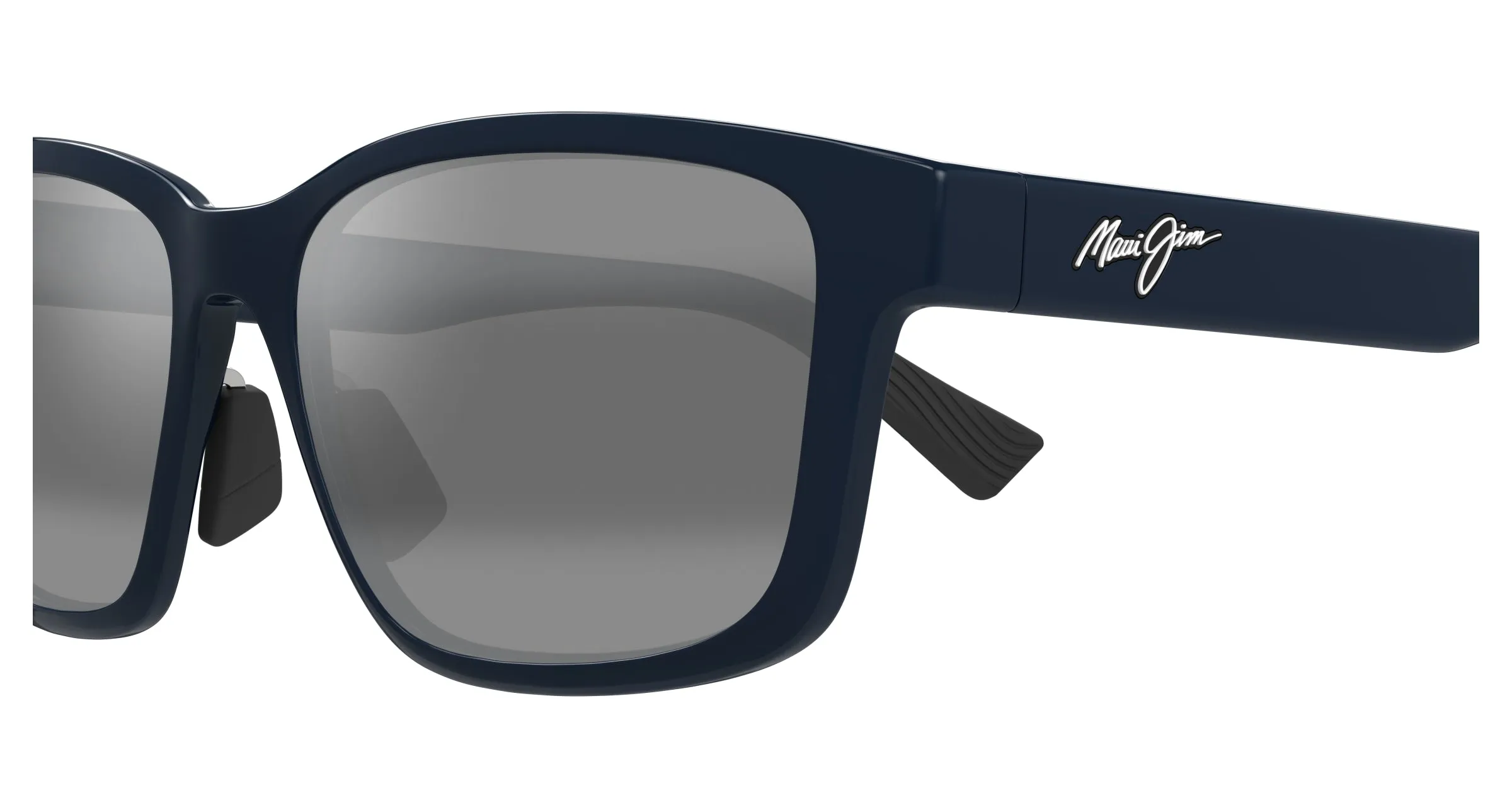 Maui Jim MJ0648SA 003 Occhiali da sole Bio-iniettato Blu Grigio Squadrata - immagine 3