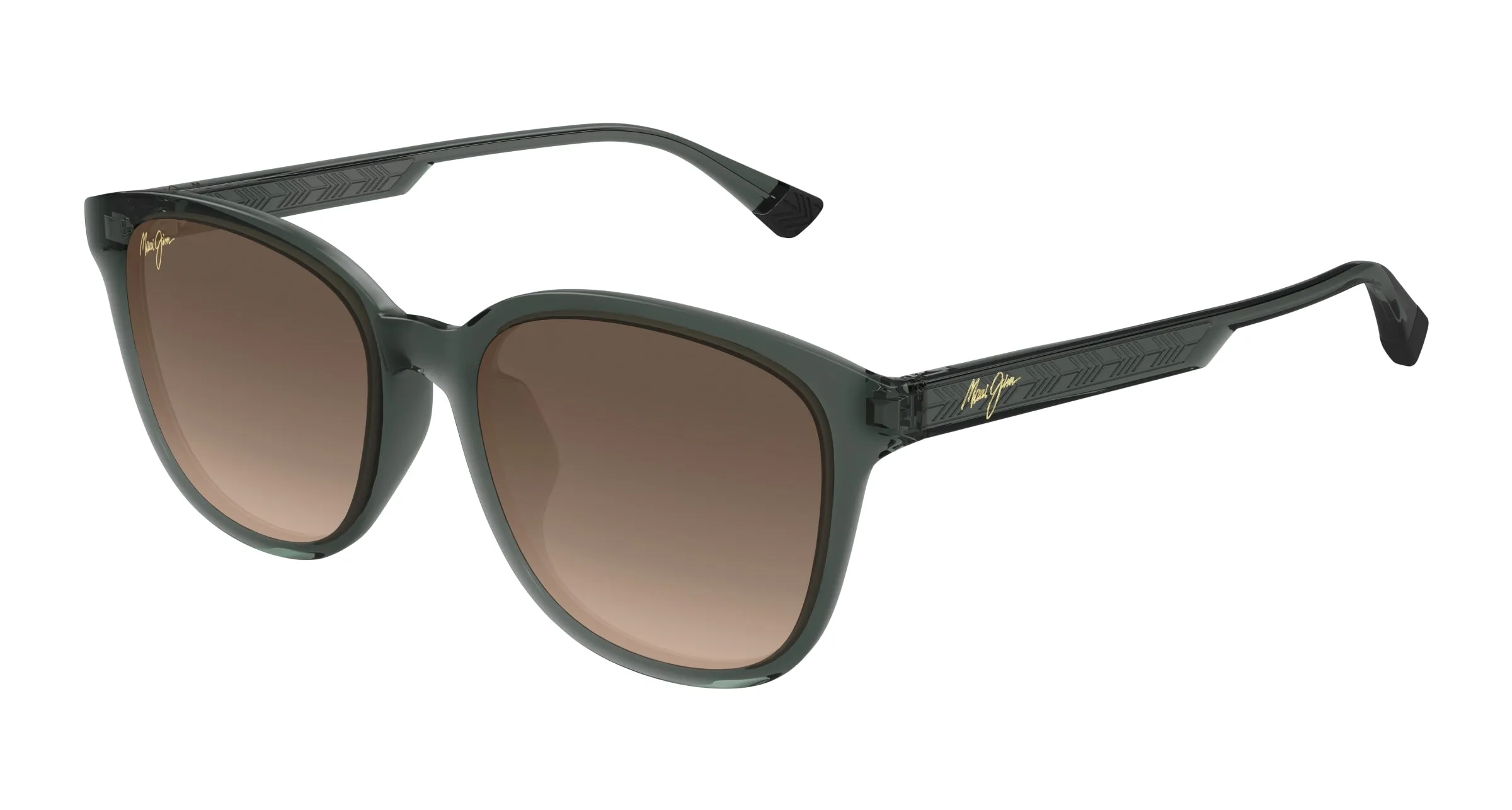Maui Jim MJ0647SA 004 Occhiali da sole Bio-iniettato Grigio Bronzo Rotonda - immagine 1