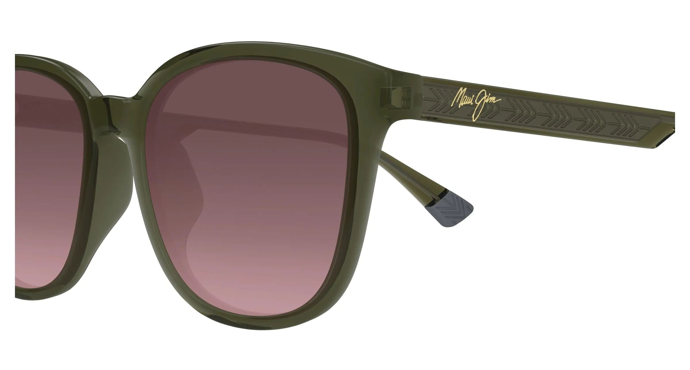 Maui Jim MJ0647SA 003 Occhiali da sole Bio-iniettato Verde Rosa Rotonda - immagine 3