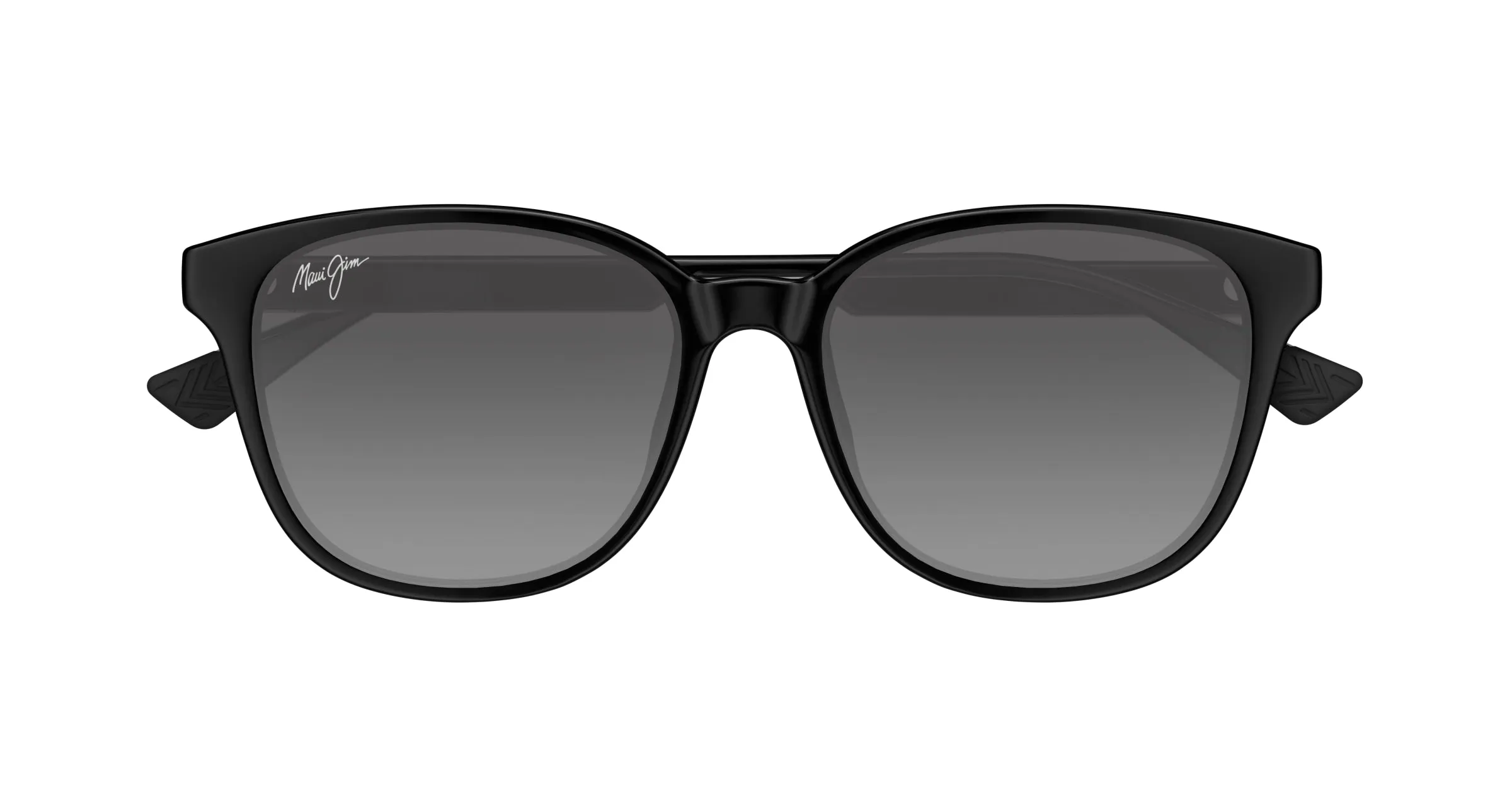 Maui Jim MJ0647SA 001 Occhiali da sole Bio-iniettato Nero Grigio Rotonda - immagine 2