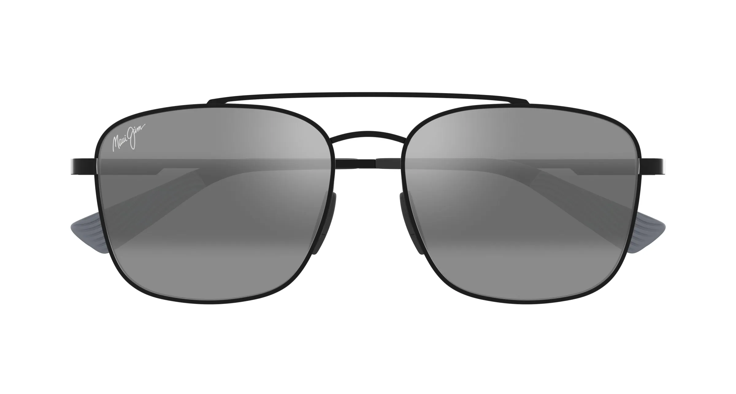 Maui Jim MJ0645SA 004 Occhiali da sole Titanio Nero Grigio Squadrata - immagine 2