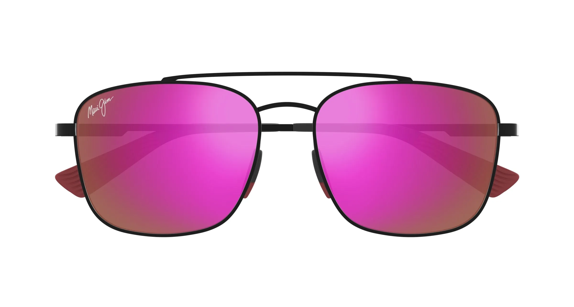 Maui Jim MJ0645SA 003 Occhiali da sole Titanio Nero Viola Squadrata - immagine 2