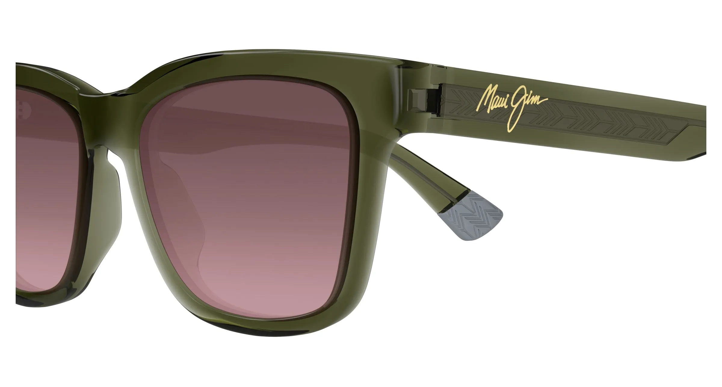 Maui Jim MJ0644S 003 Occhiali da sole Bio-iniettato Verde Rosa Rotonda - immagine 3