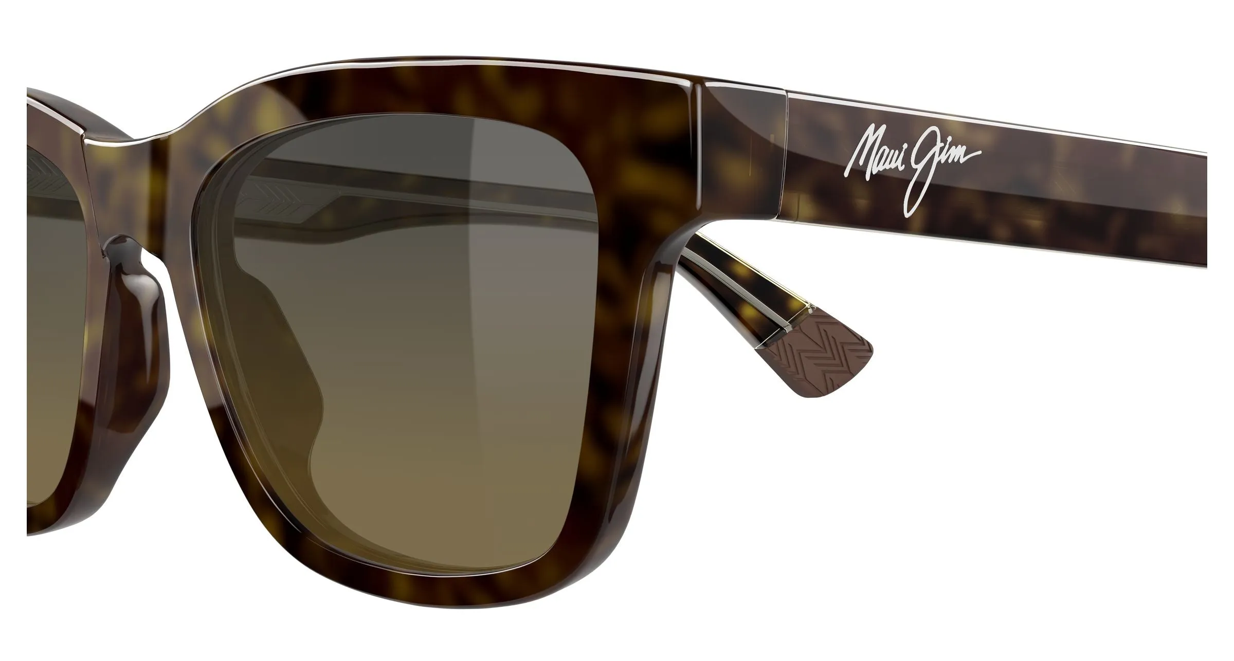 Maui Jim MJ0644S 002 Occhiali da sole Bio-iniettato Havana Bronzo Rotonda - immagine 3