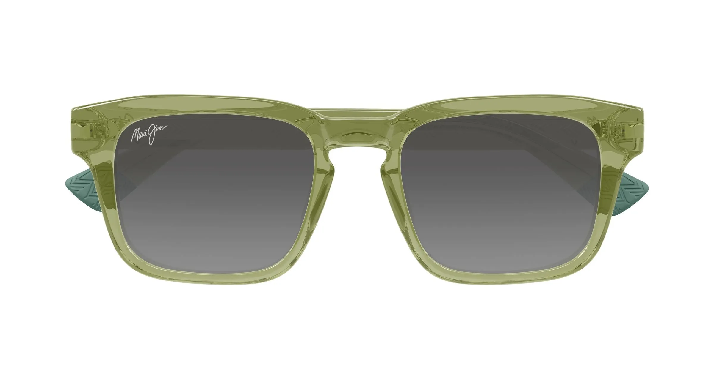 Maui Jim MJ0643S 004 Occhiali da sole Bio-iniettato Verde Grigio Squadrata - immagine 2