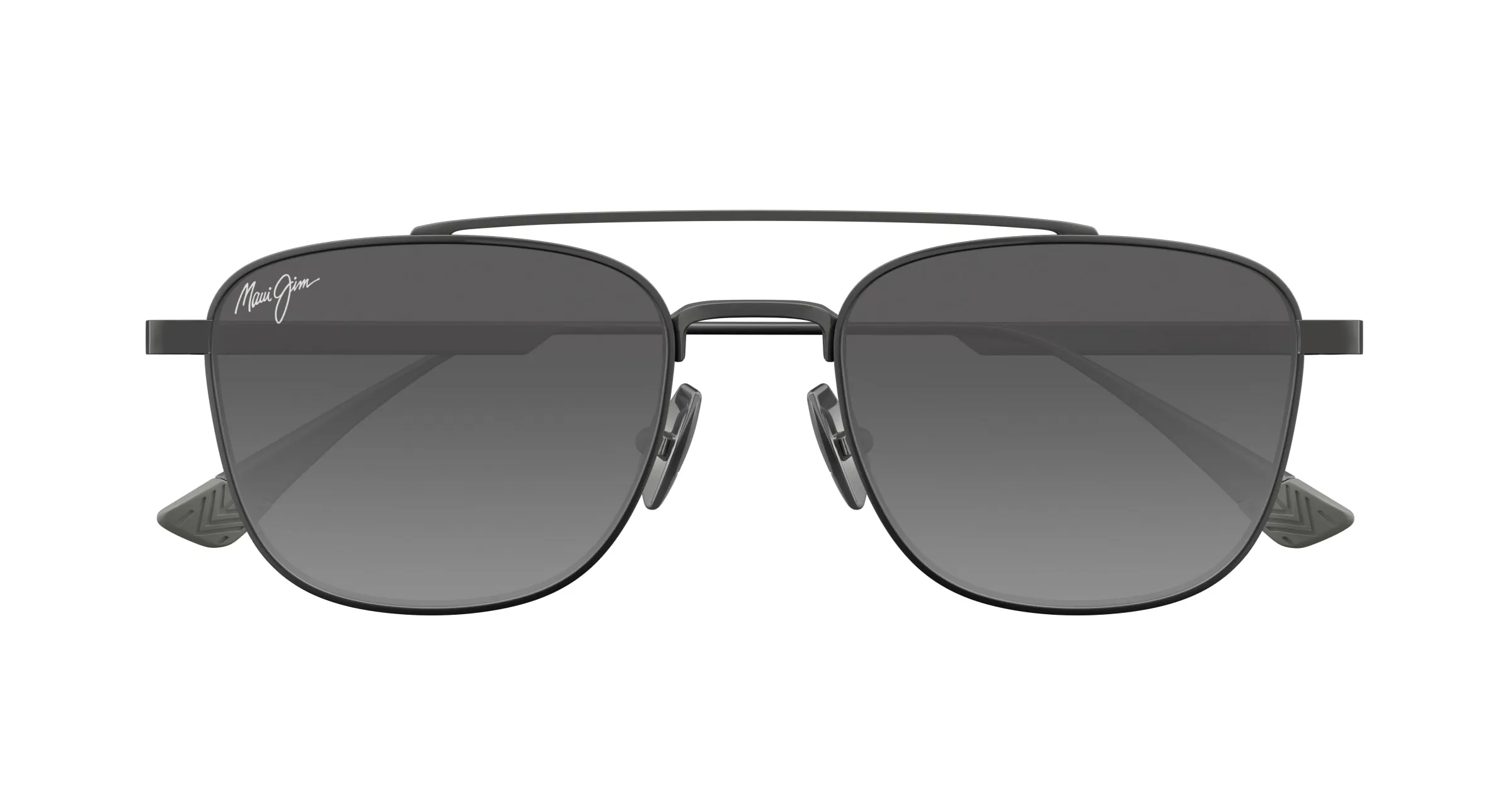 Maui Jim MJ0640S 001 Occhiali da sole Titanio Rutenio Grigio Squadrata - immagine 2