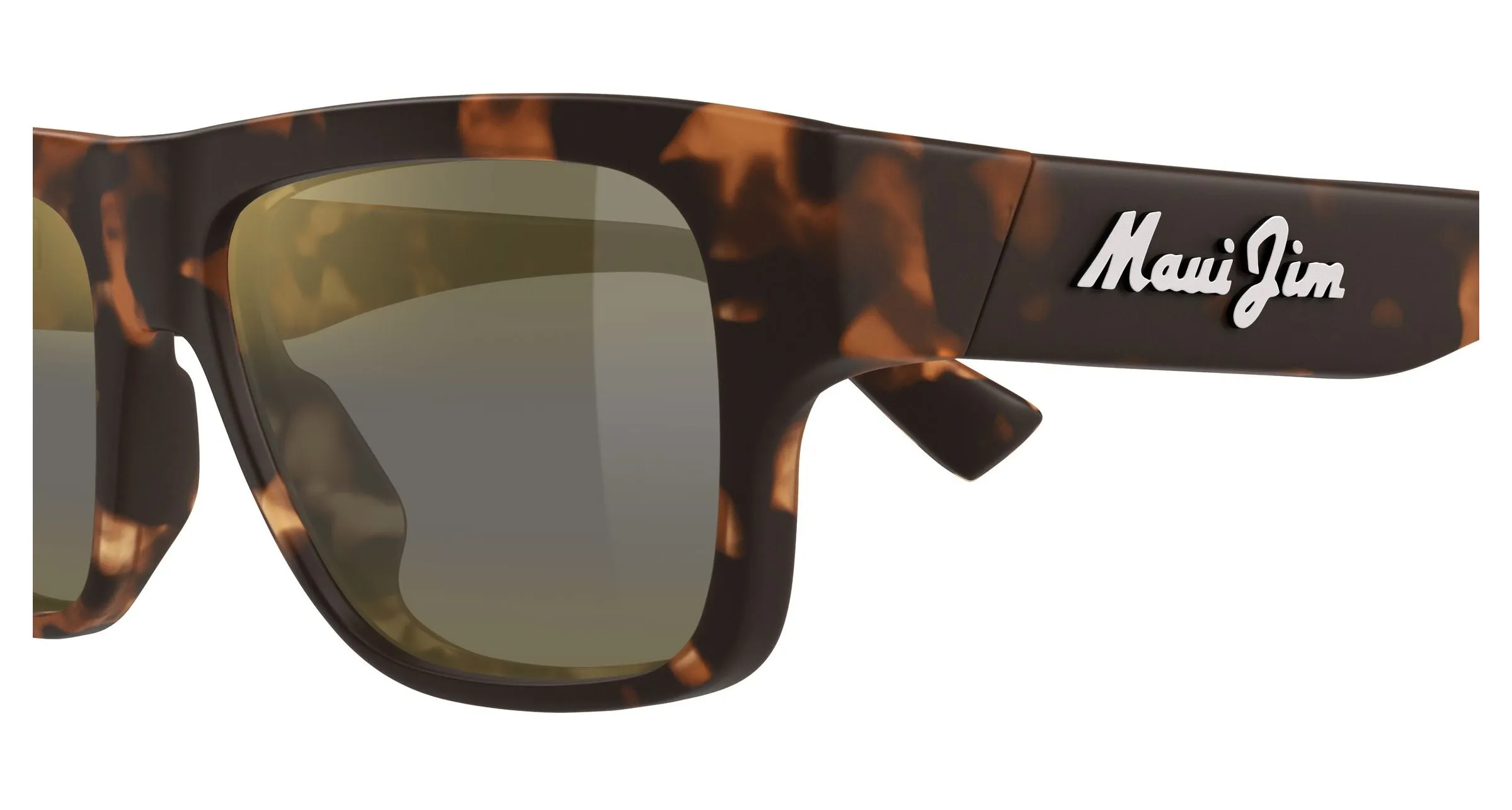 Maui Jim MJ0638S 002 Occhiali da sole Bio-iniettato Havana Bronzo Squadrata - immagine 3
