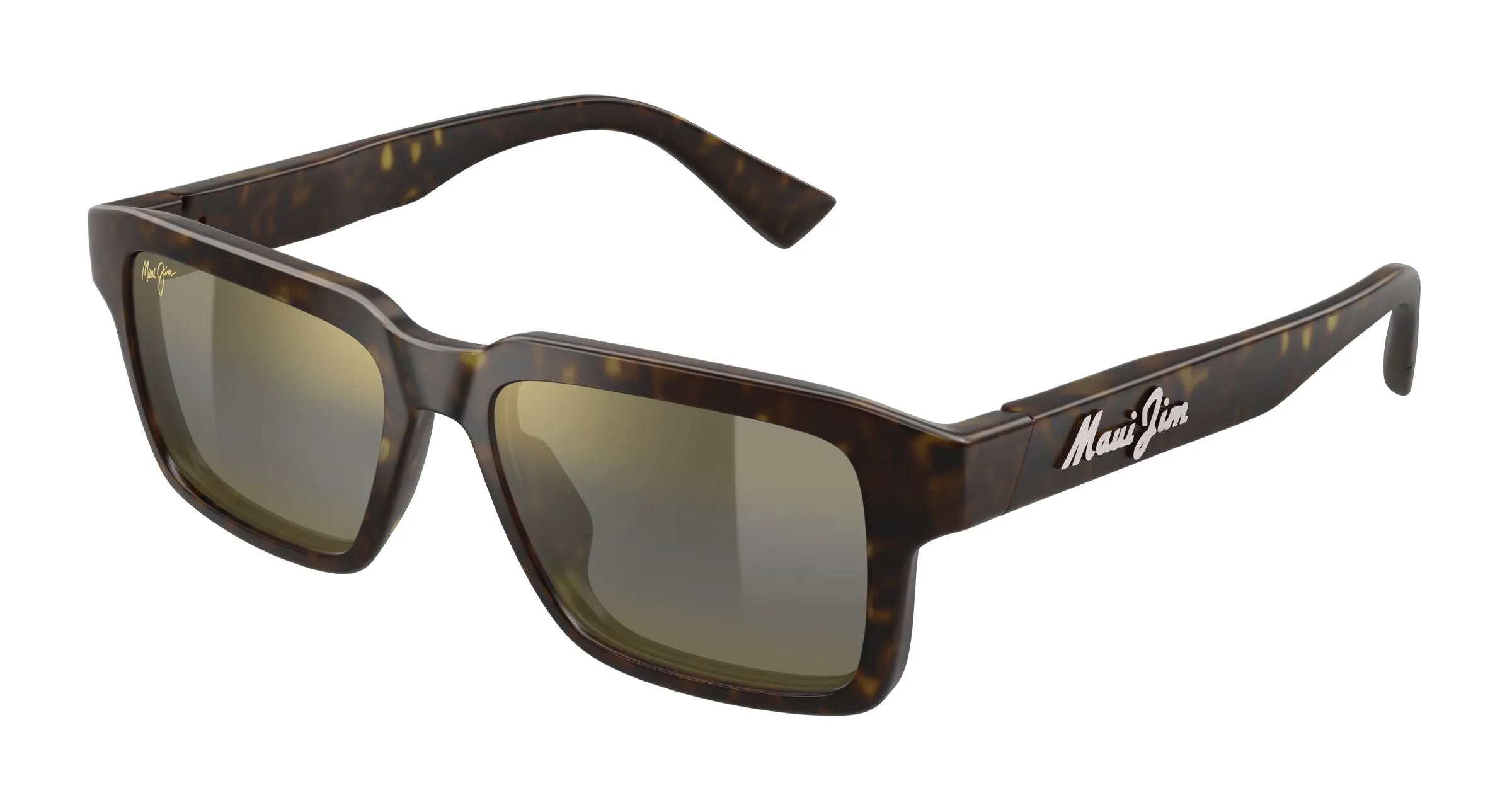 Maui Jim MJ0635S 002 Occhiali da sole Bio-iniettato Havana Bronzo Squadrata - immagine 1