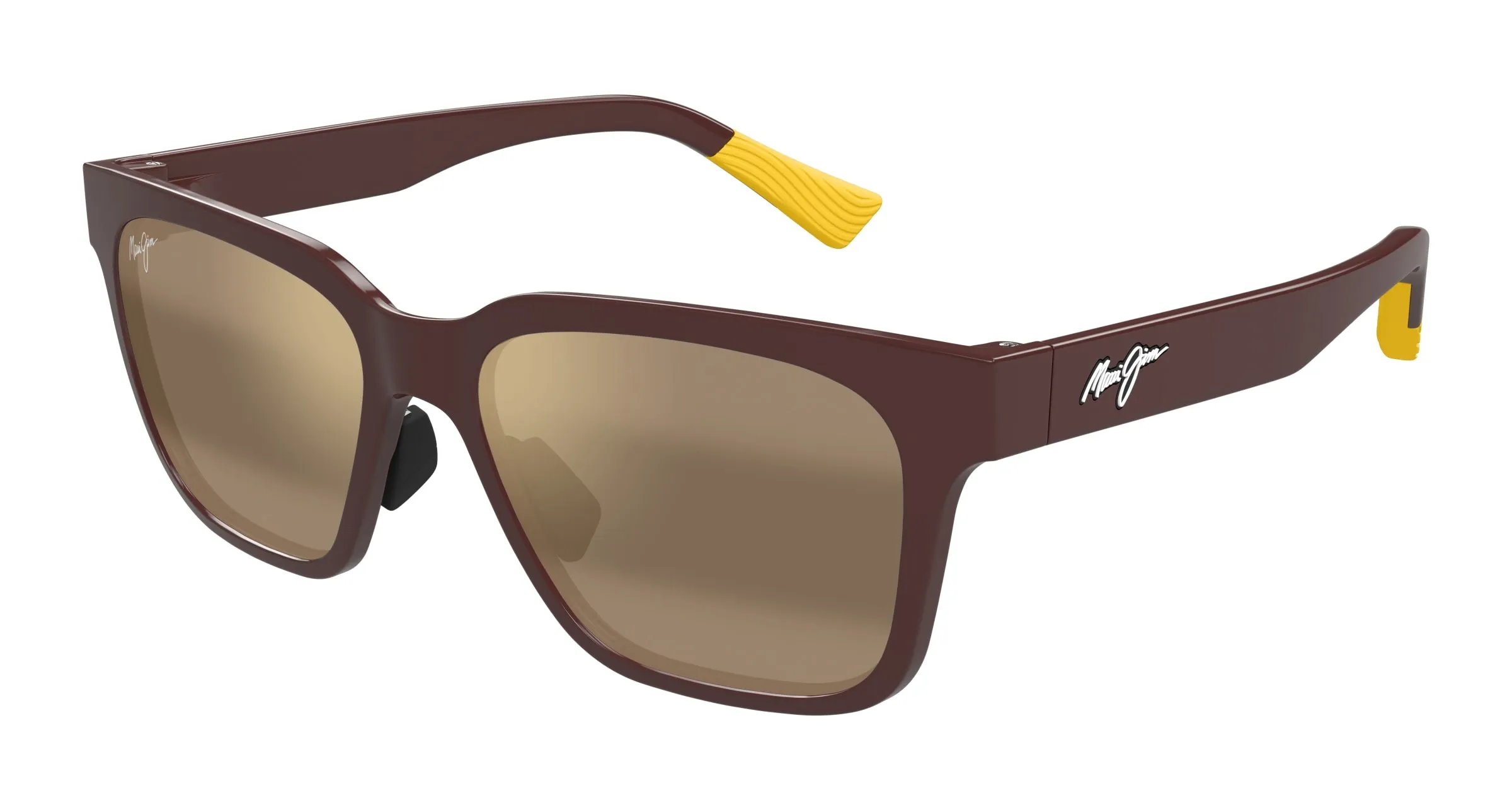 Maui Jim MJ0631S 003 Occhiali da sole Bio-iniettato Marrone Bronzo Squadrata - immagine 1