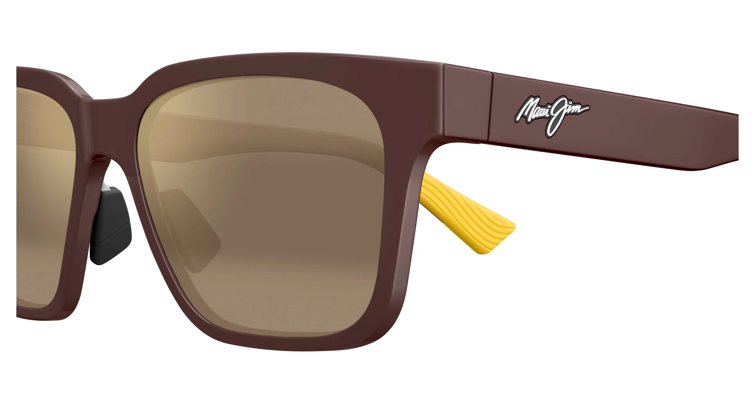 Maui Jim MJ0631S 003 Occhiali da sole Bio-iniettato Marrone Bronzo Squadrata - immagine 3