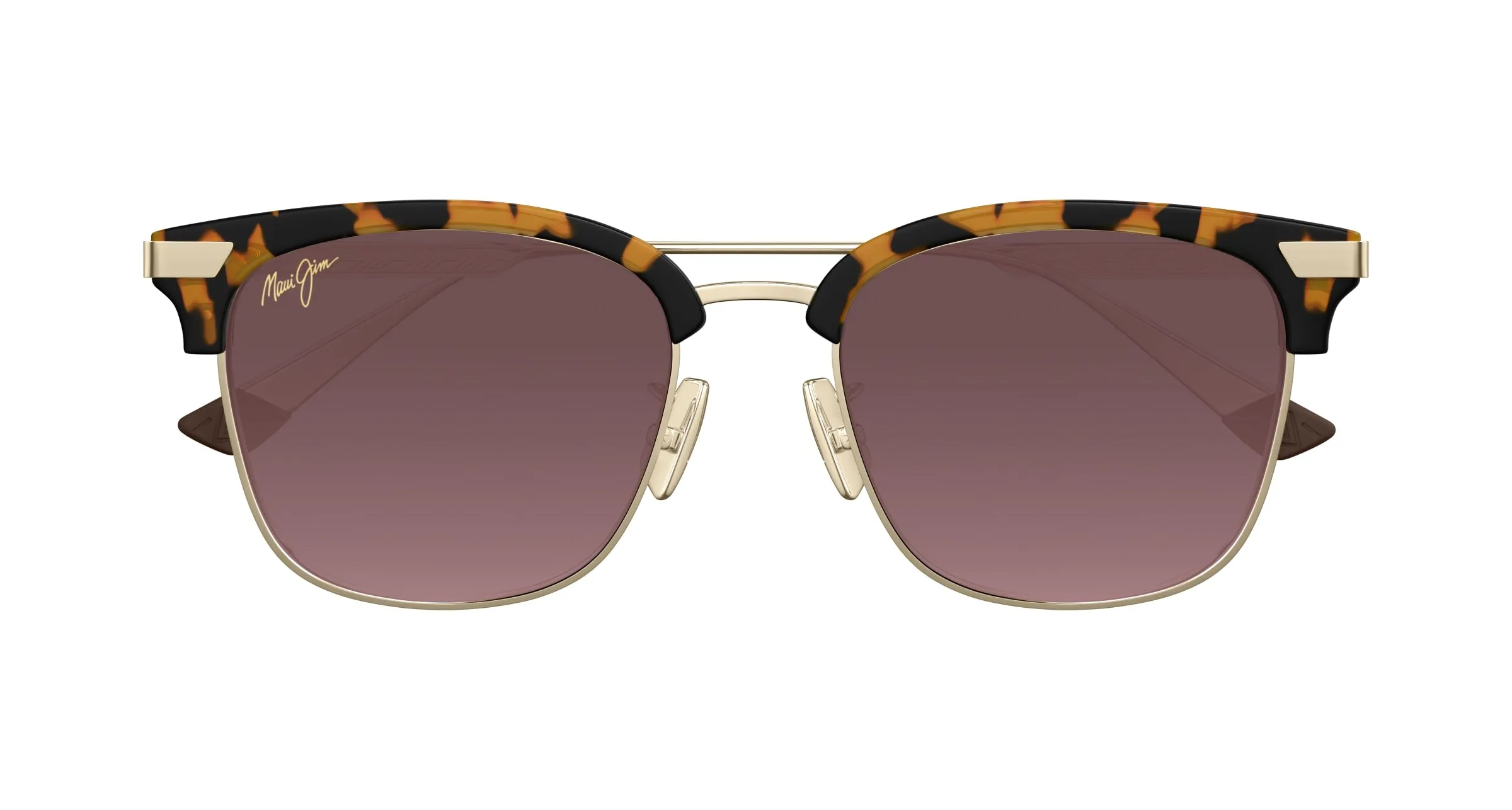 Maui Jim MJ0629SA 003 Occhiali da sole Bio-iniettato Havana Rosa Rotonda - immagine 2