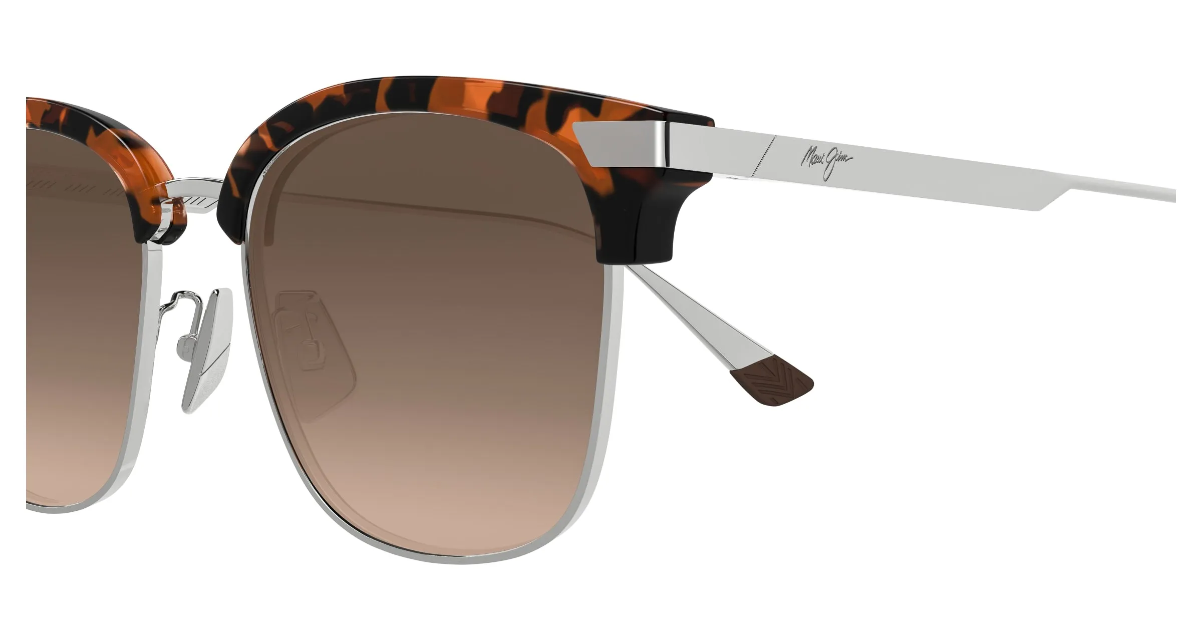 Maui Jim MJ0629SA 002 Occhiali da sole Bio-iniettato Havana Bronzo Rotonda - immagine 3