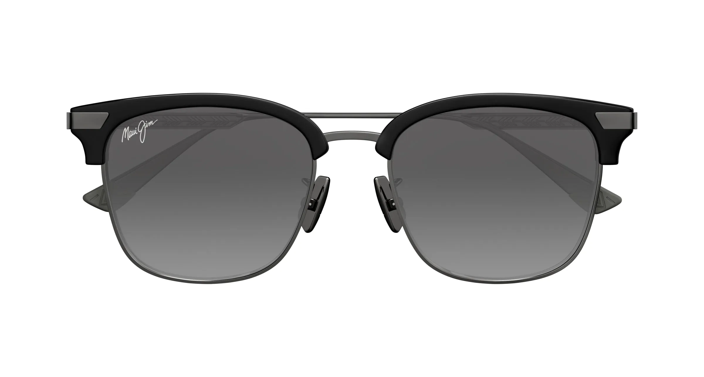 Maui Jim MJ0629SA 001 Occhiali da sole Bio-iniettato Nero Grigio Rotonda - immagine 2