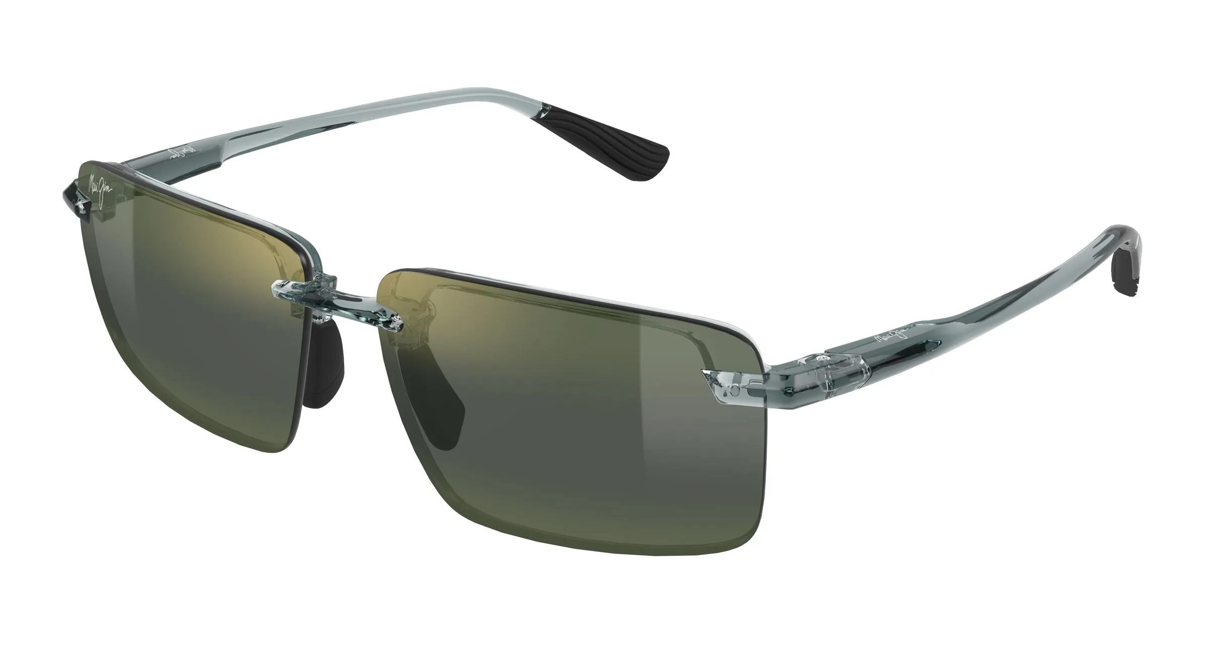 Maui Jim MJ0626S 006 Occhiali da sole Iniettato Verde Verde Squadrata - immagine 1
