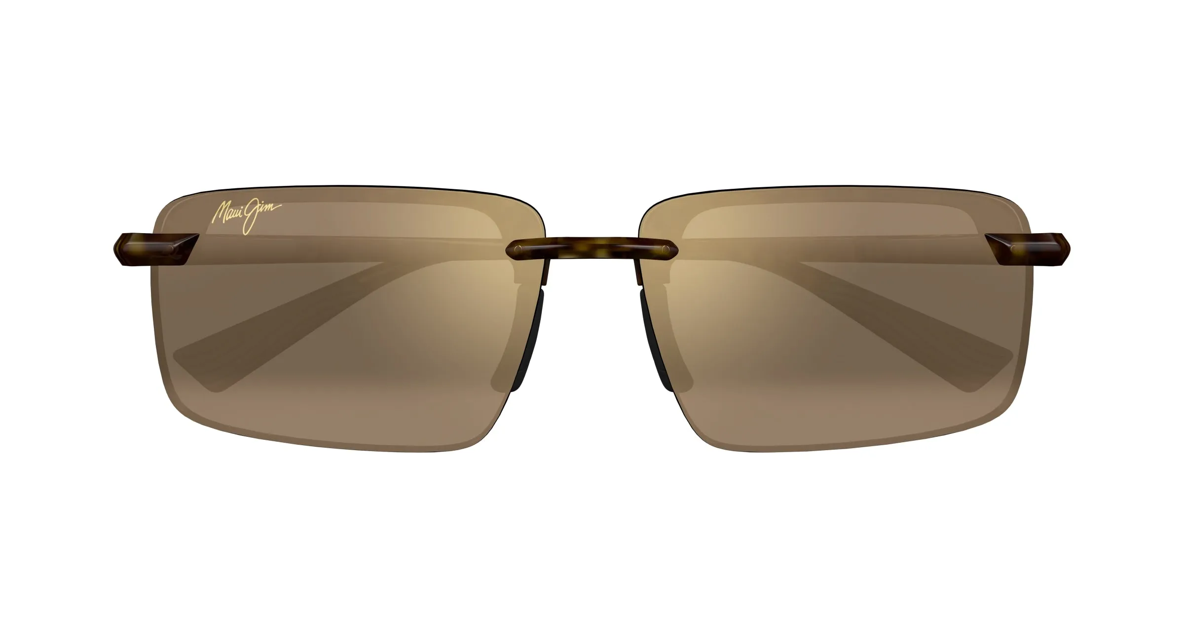 Maui Jim MJ0626S 005 Occhiali da sole Iniettato Havana Bronzo Squadrata - immagine 2