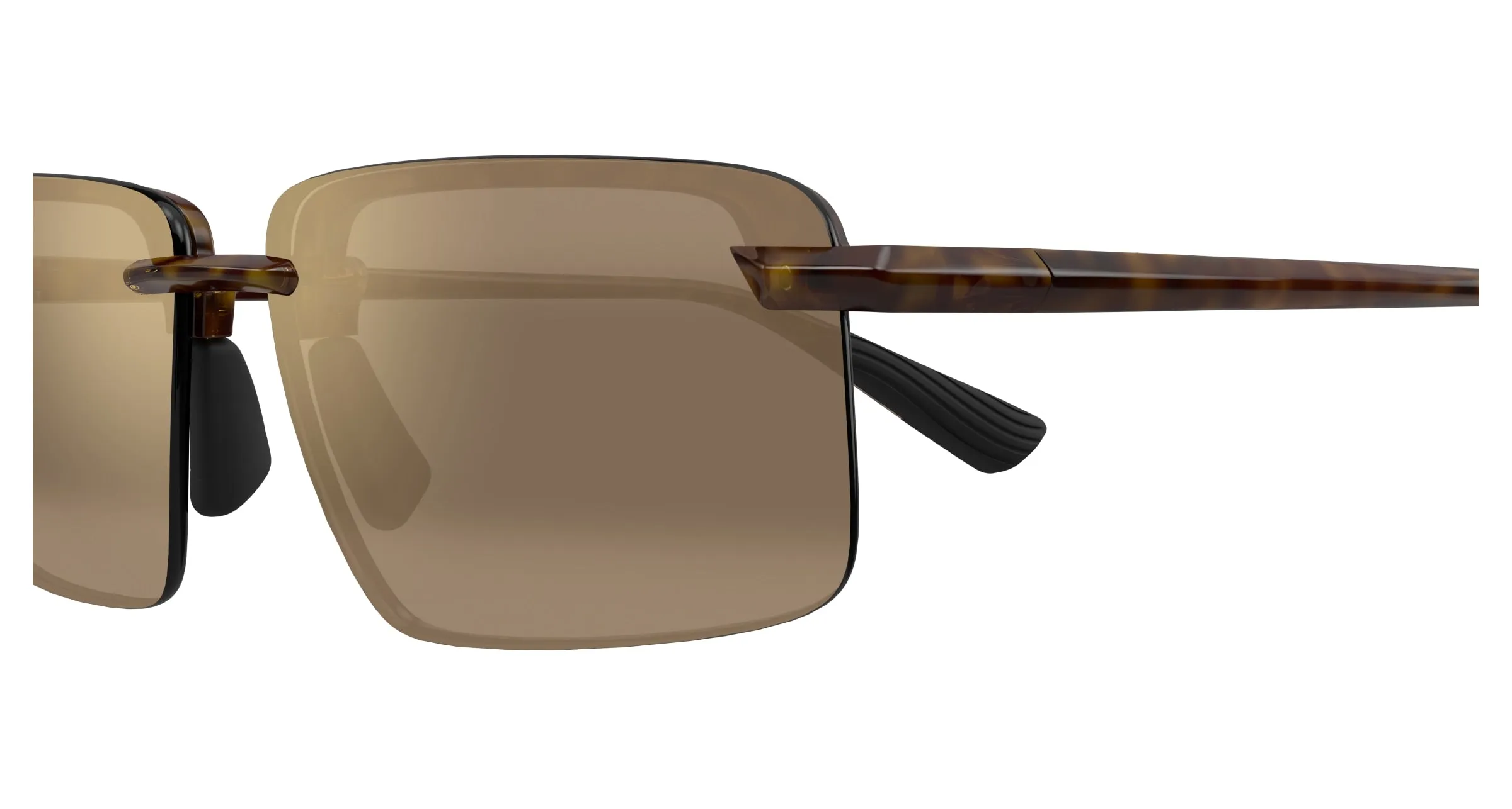 Maui Jim MJ0626S 005 Occhiali da sole Iniettato Havana Bronzo Squadrata - immagine 3