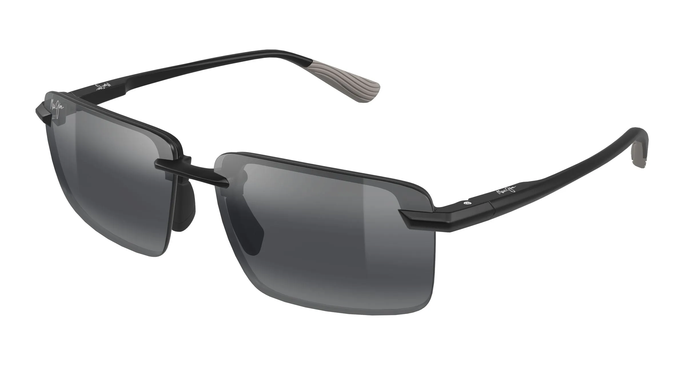 Maui Jim MJ0626S 004 Occhiali da sole Iniettato Nero Grigio Squadrata - immagine 1