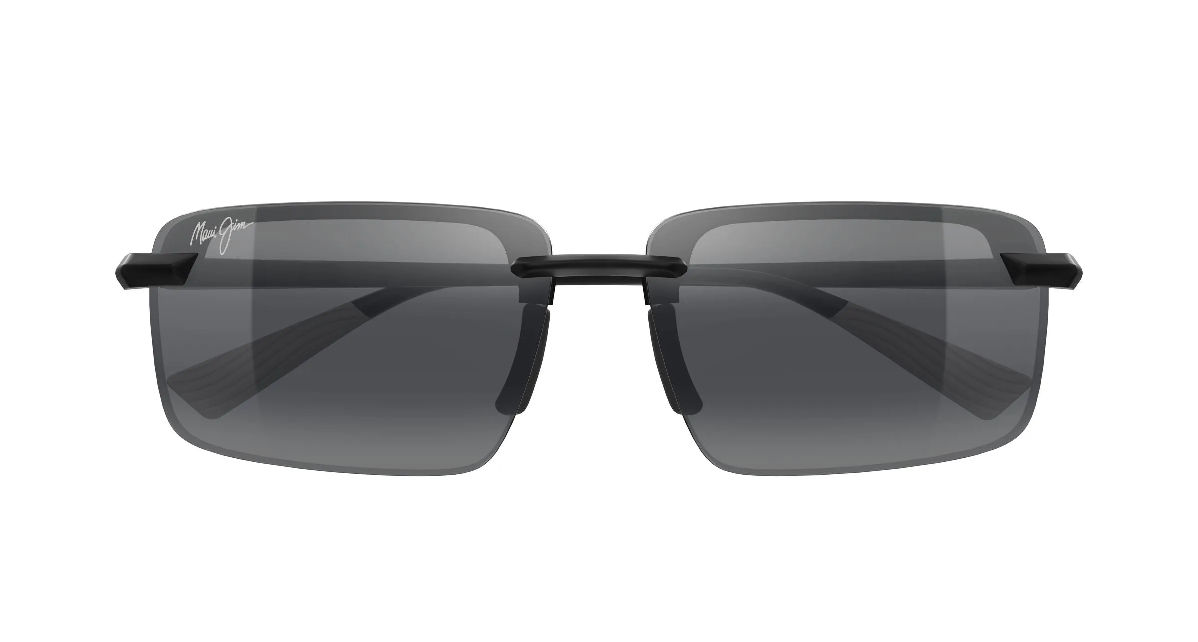 Maui Jim MJ0626S 004 Occhiali da sole Iniettato Nero Grigio Squadrata - immagine 2