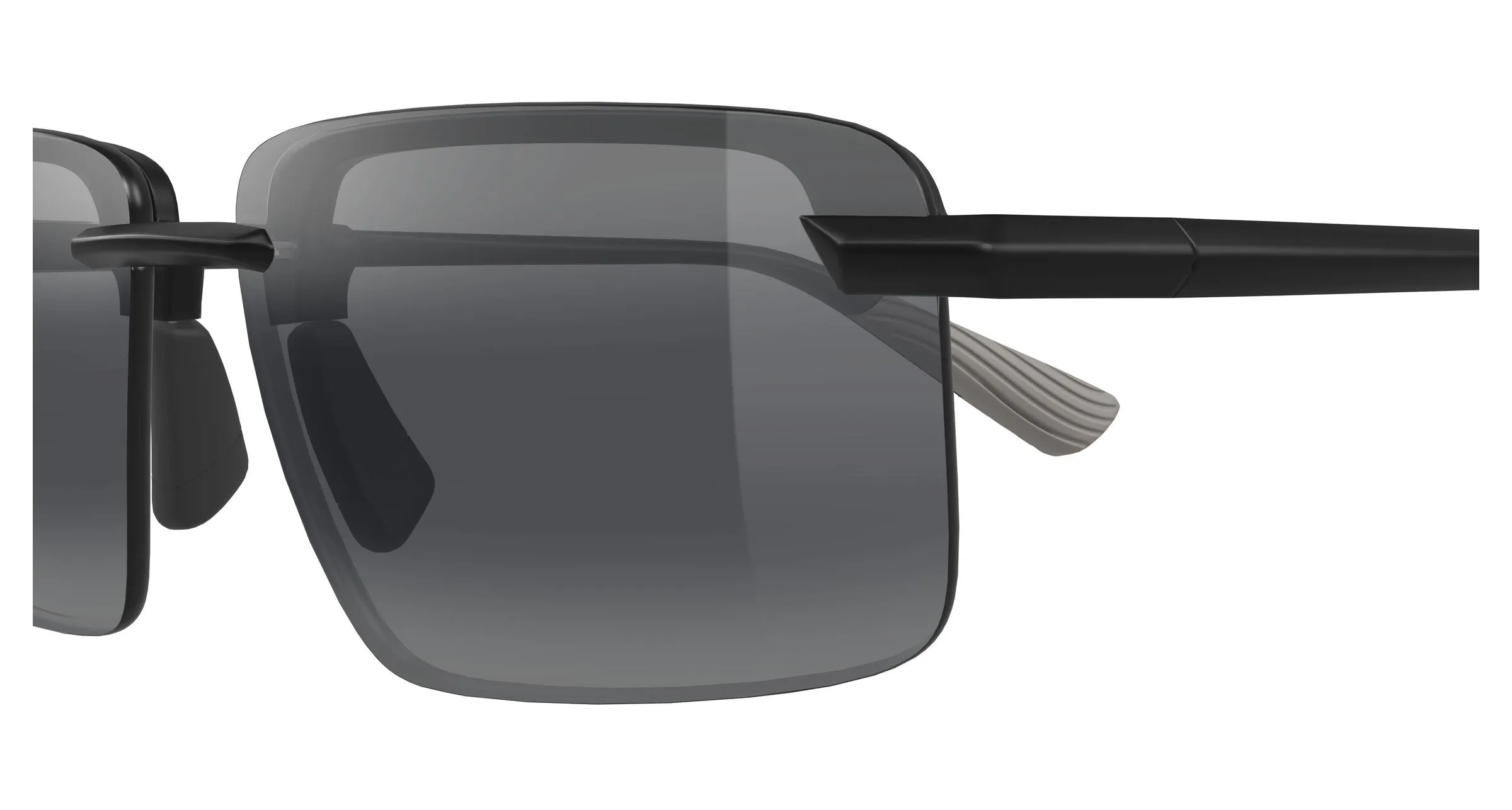 Maui Jim MJ0626S 004 Occhiali da sole Iniettato Nero Grigio Squadrata - immagine 3