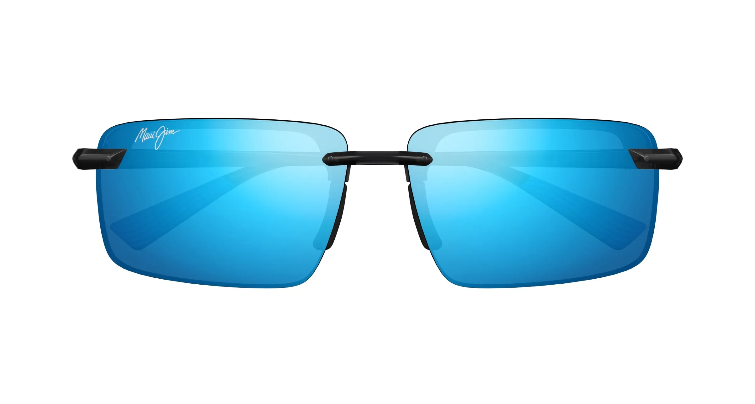 Maui Jim MJ0626S 003 Occhiali da sole Iniettato Grigio Blu Squadrata - immagine 2