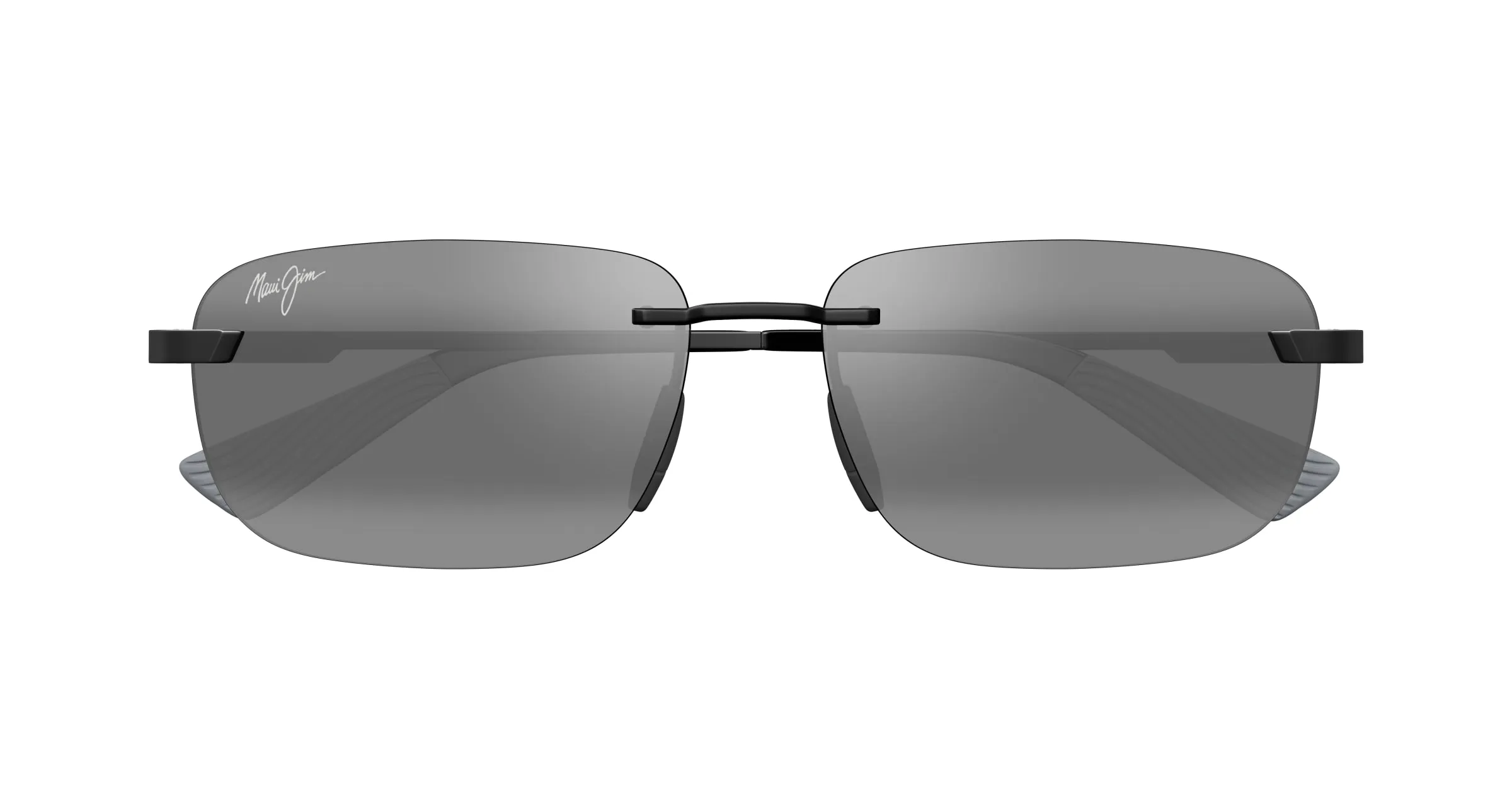 Maui Jim MJ0624S 004 Occhiali da sole Titanio Nero Grigio Squadrata - immagine 2