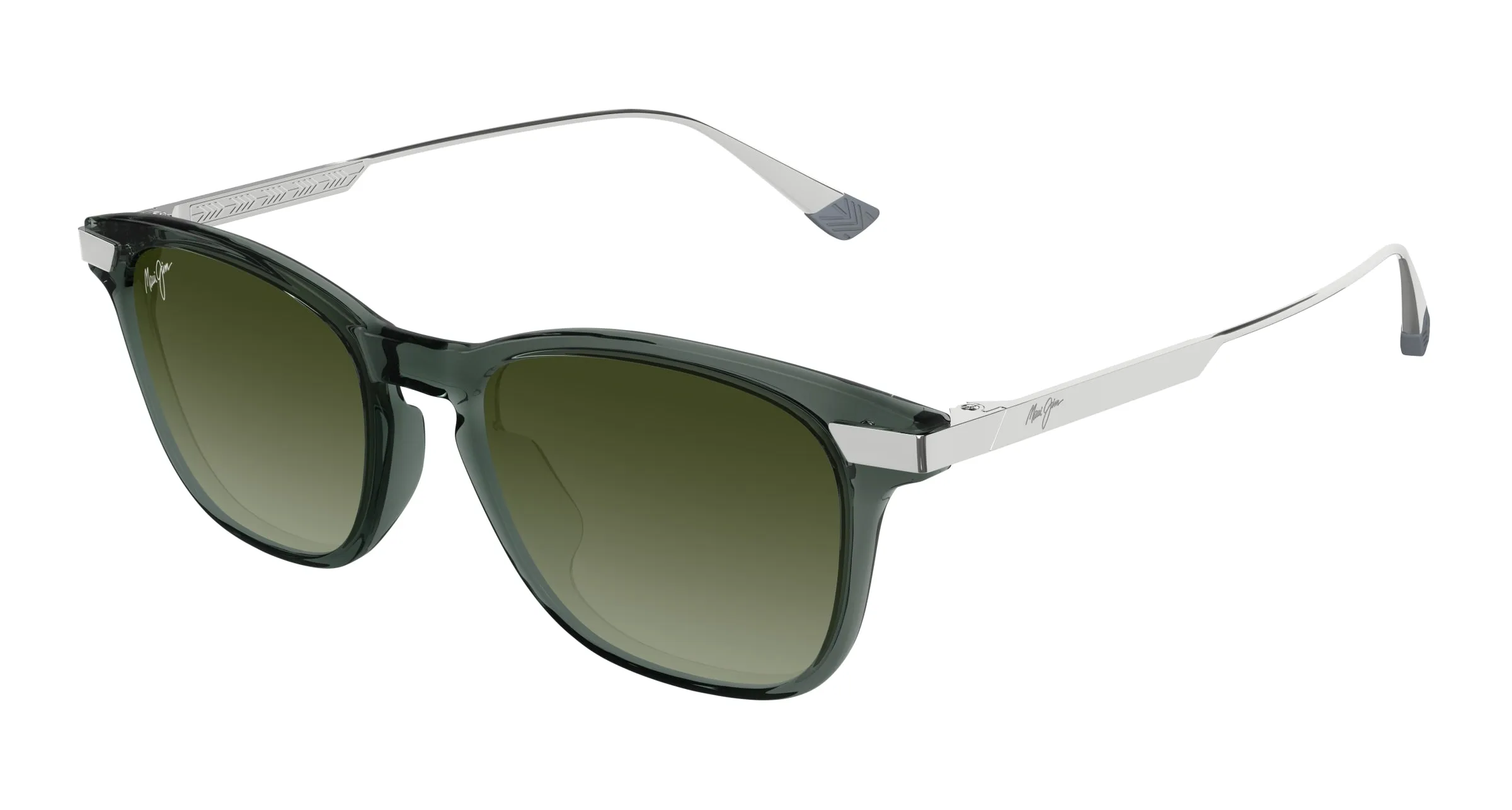 Maui Jim MJ0623S 004 Occhiali da sole Bio-iniettato Grigio Verde Rotonda - immagine 1
