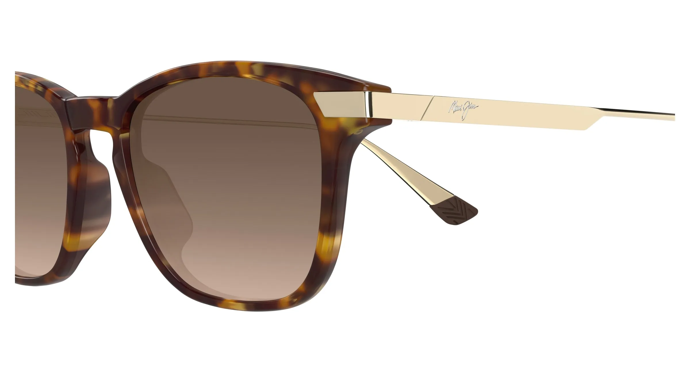 Maui Jim MJ0623S 002 Occhiali da sole Bio-iniettato Havana Bronzo Rotonda - immagine 3