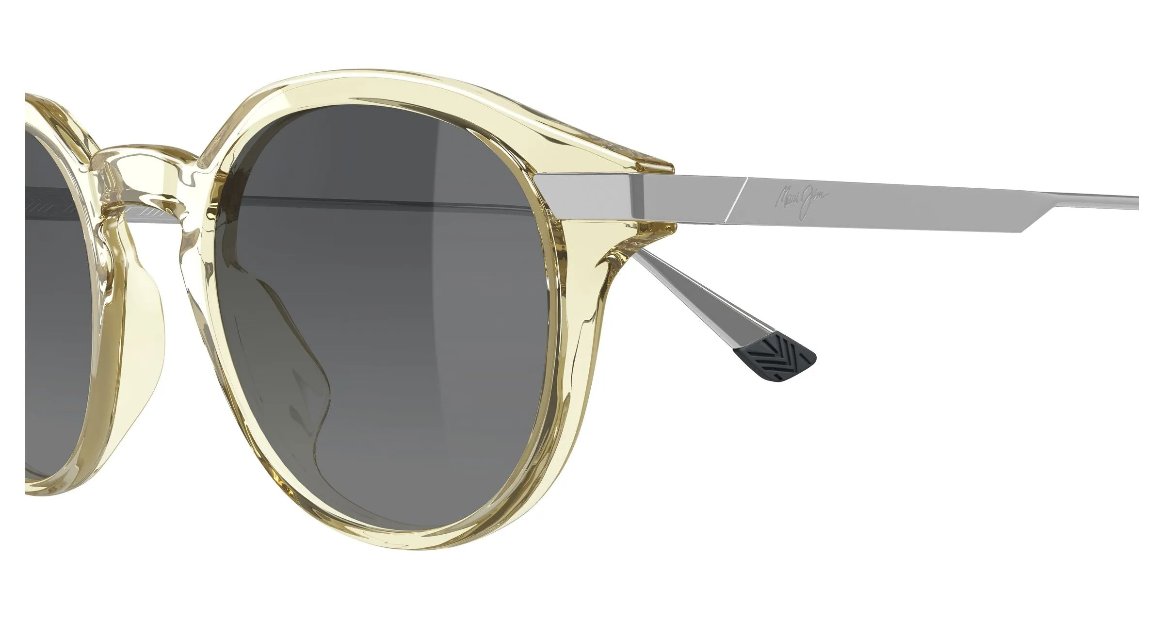 Maui Jim MJ0622S 003 Occhiali da sole Bio-iniettato Giallo Grigio Rotonda - immagine 3