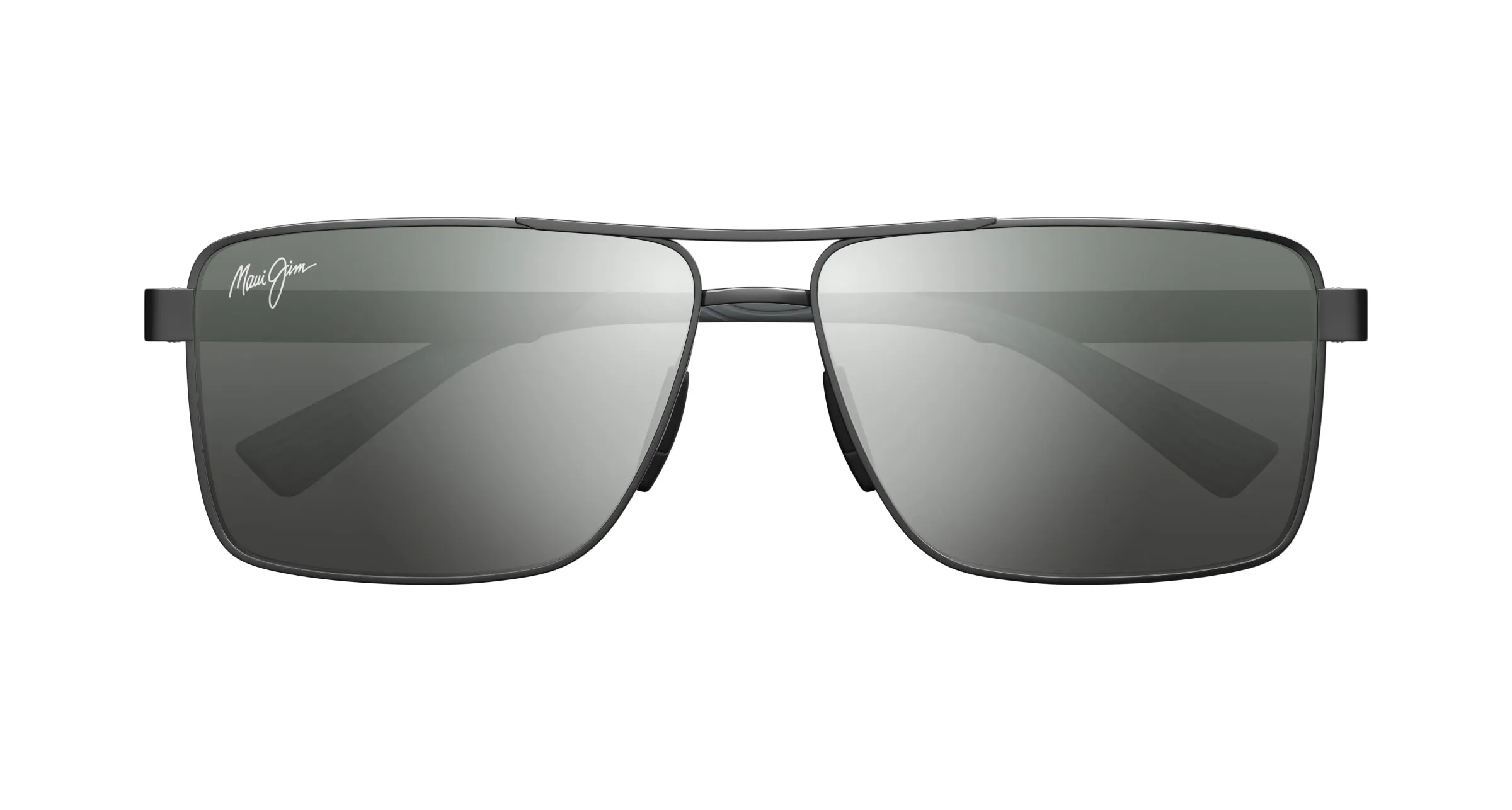 Maui Jim MJ0621S 001 Occhiali da sole Metallo Grigio Grigio Squadrata - immagine 2
