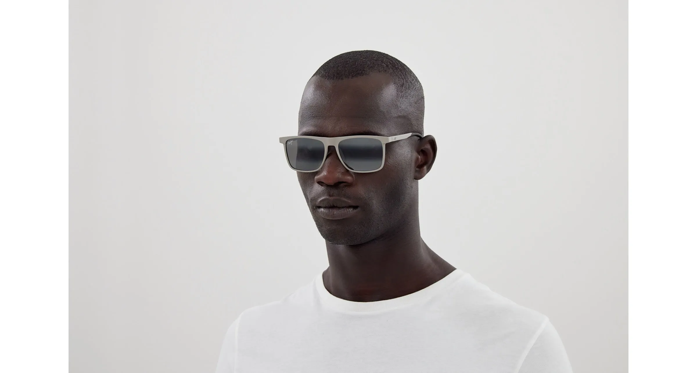 Maui Jim MJ0619S 004 Occhiali da sole Bio-iniettato Grigio Grigio Squadrata - immagine 4