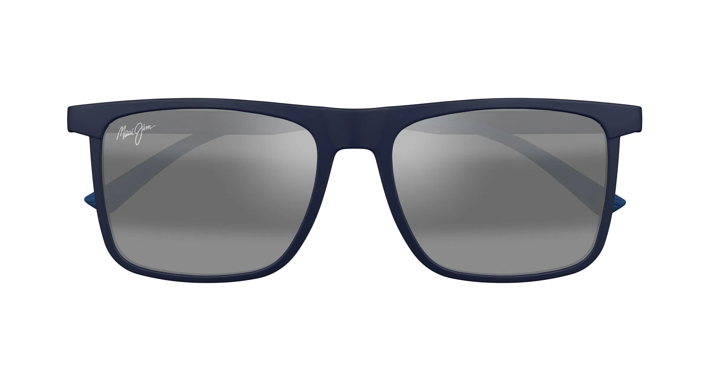 Maui Jim MJ0619S 002 Occhiali da sole Bio-iniettato Blu Grigio Squadrata - immagine 2