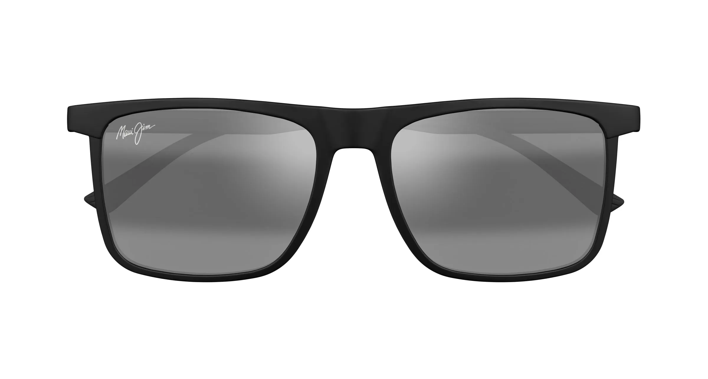 Maui Jim MJ0619S 001 Occhiali da sole Bio-iniettato Nero Grigio Squadrata - immagine 2