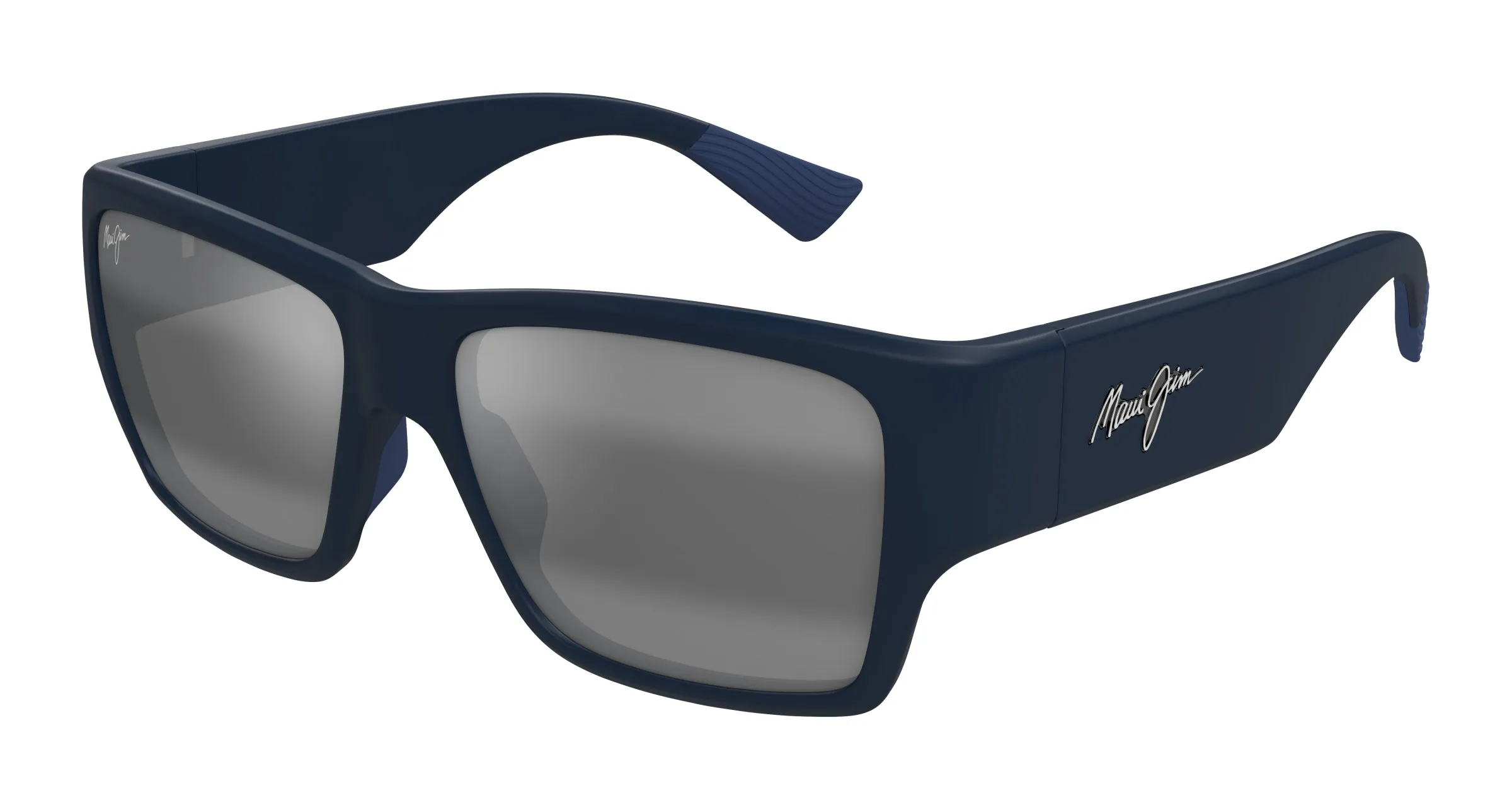 Maui Jim MJ0614S 003 Occhiali da sole Bio-iniettato Blu Grigio Squadrata - immagine 1