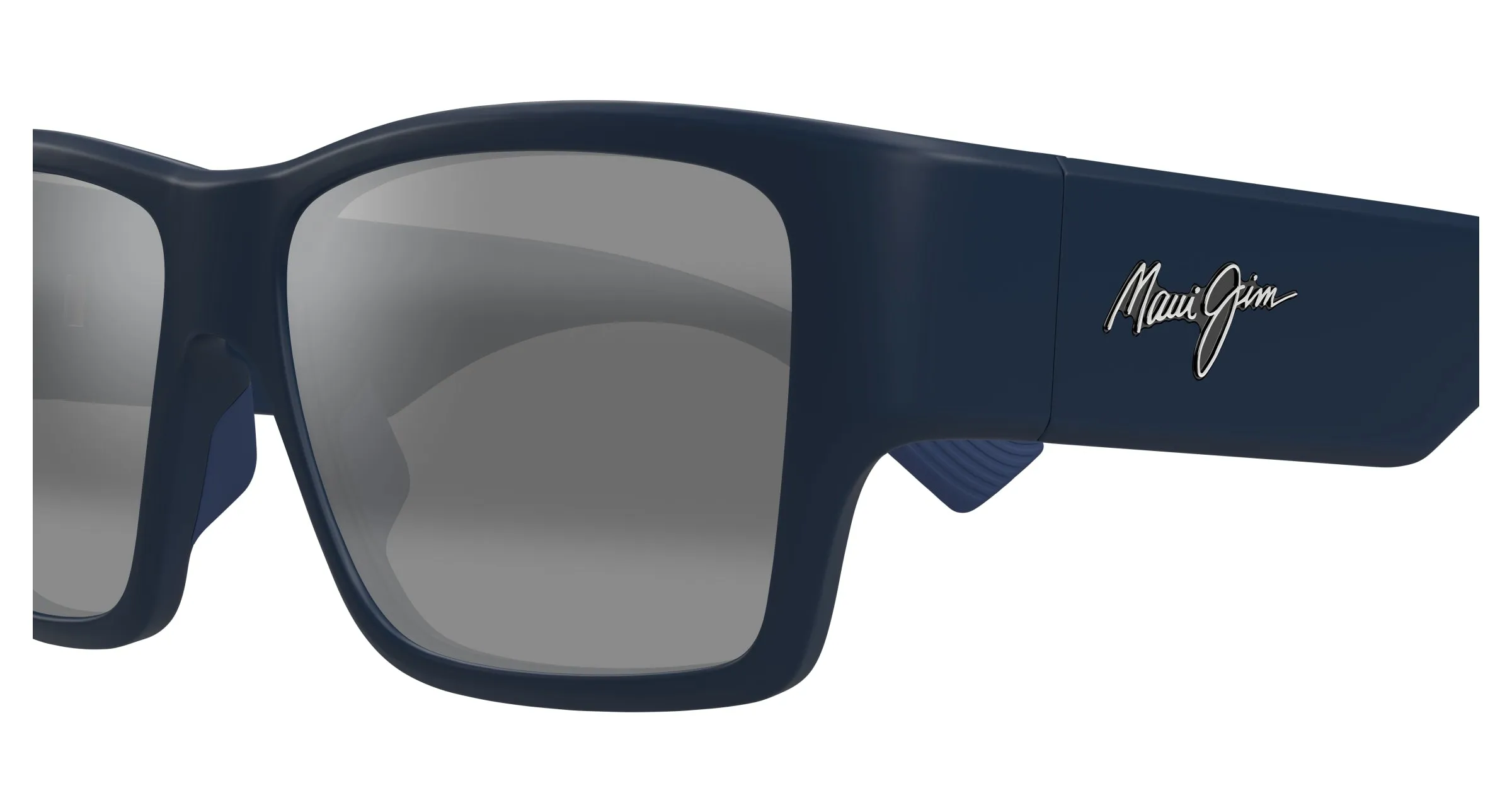 Maui Jim MJ0614S 003 Occhiali da sole Bio-iniettato Blu Grigio Squadrata - immagine 3